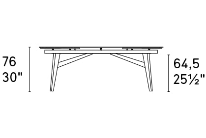 Abrey W78.7"-98.4"-118.1" Ceramic/Wood Customizable Extendable Rectangular Dining Table
