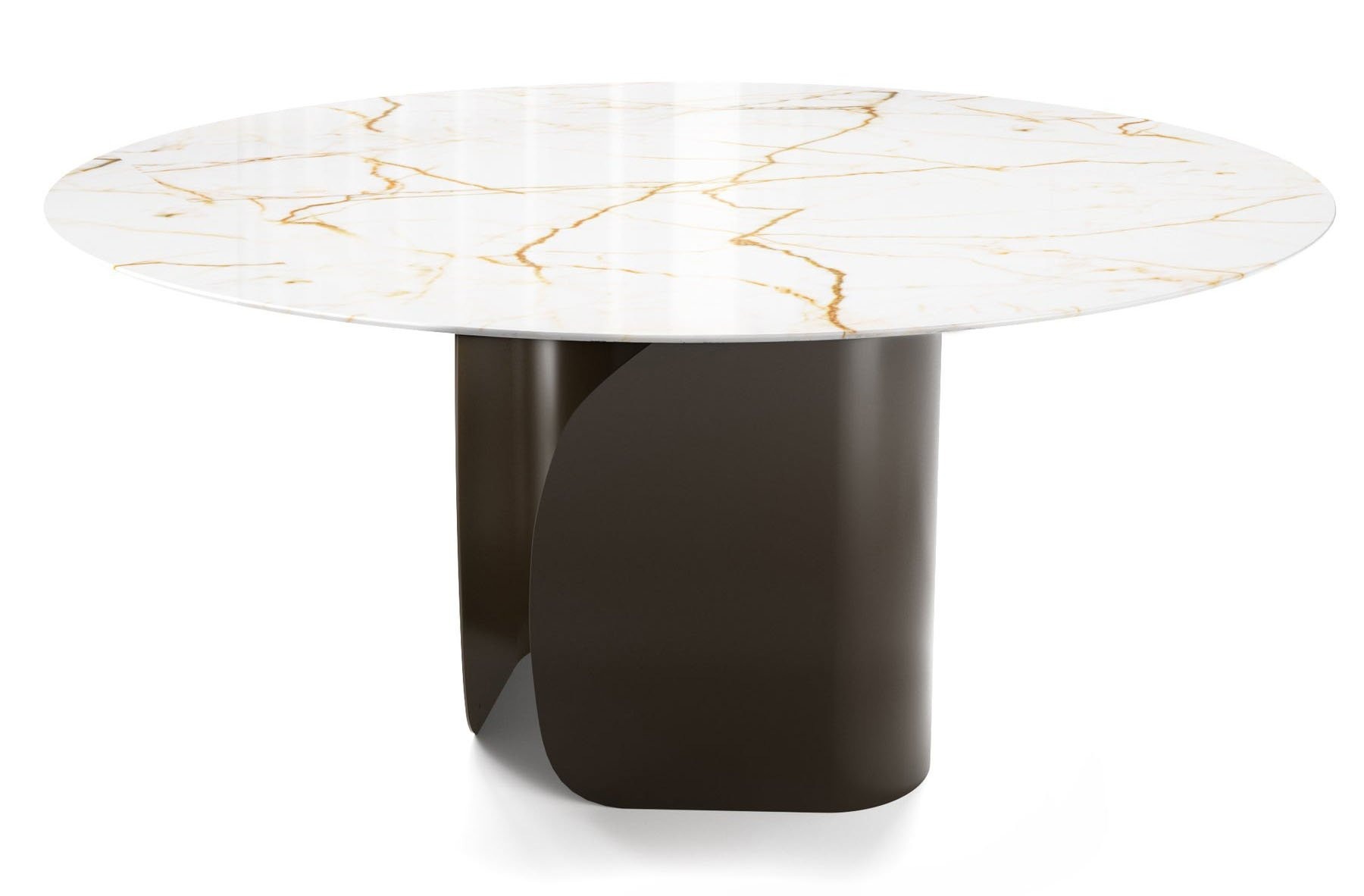 Twins Metal/Ceramic Round Dining Table