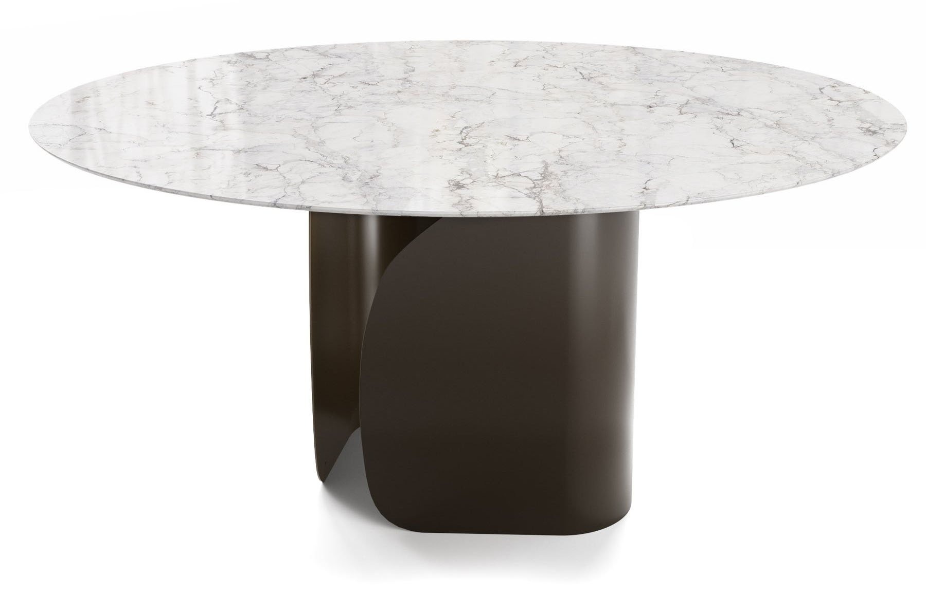 Twins Metal/Ceramic Round Dining Table