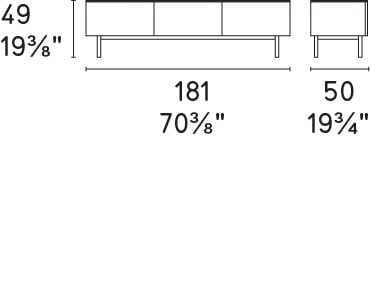 Universal Ceramic/Wood Customizable TV Stand w/2 Doors & Drop-Down Door & Metal Legs