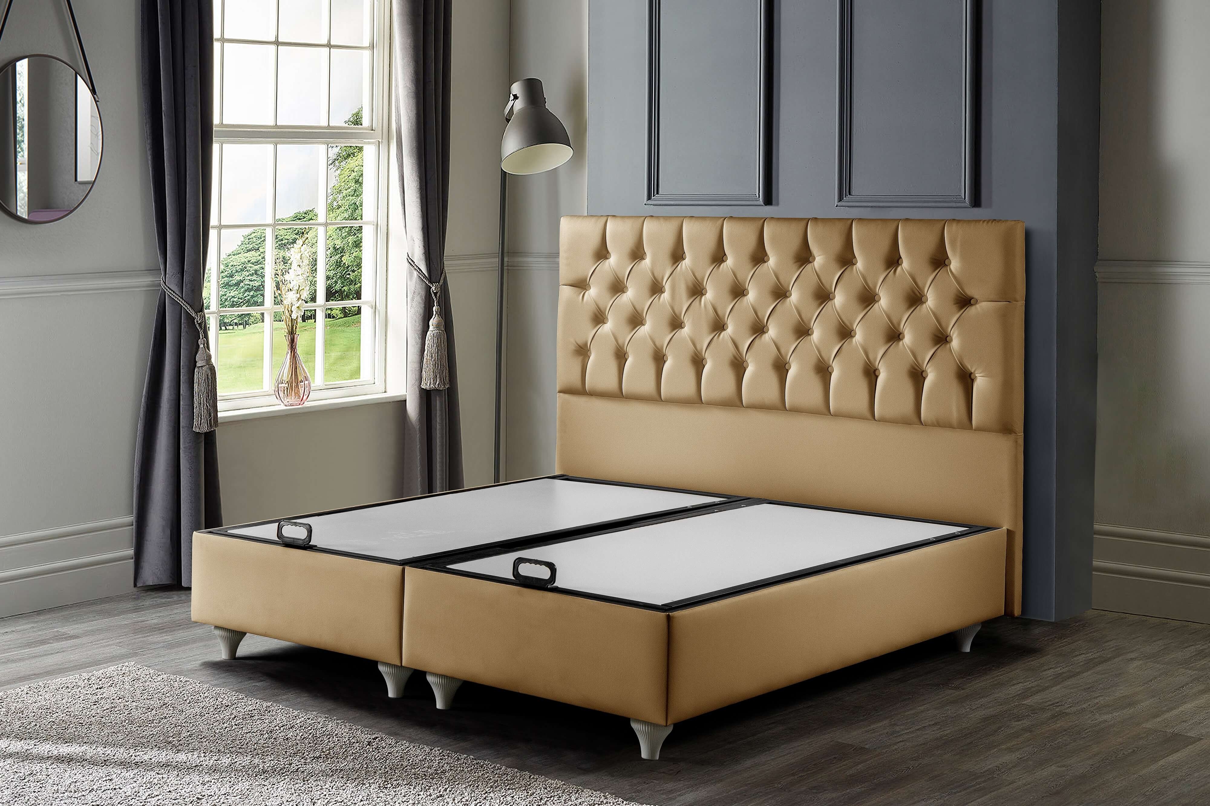 Casabed PU Tufted Platform Bed