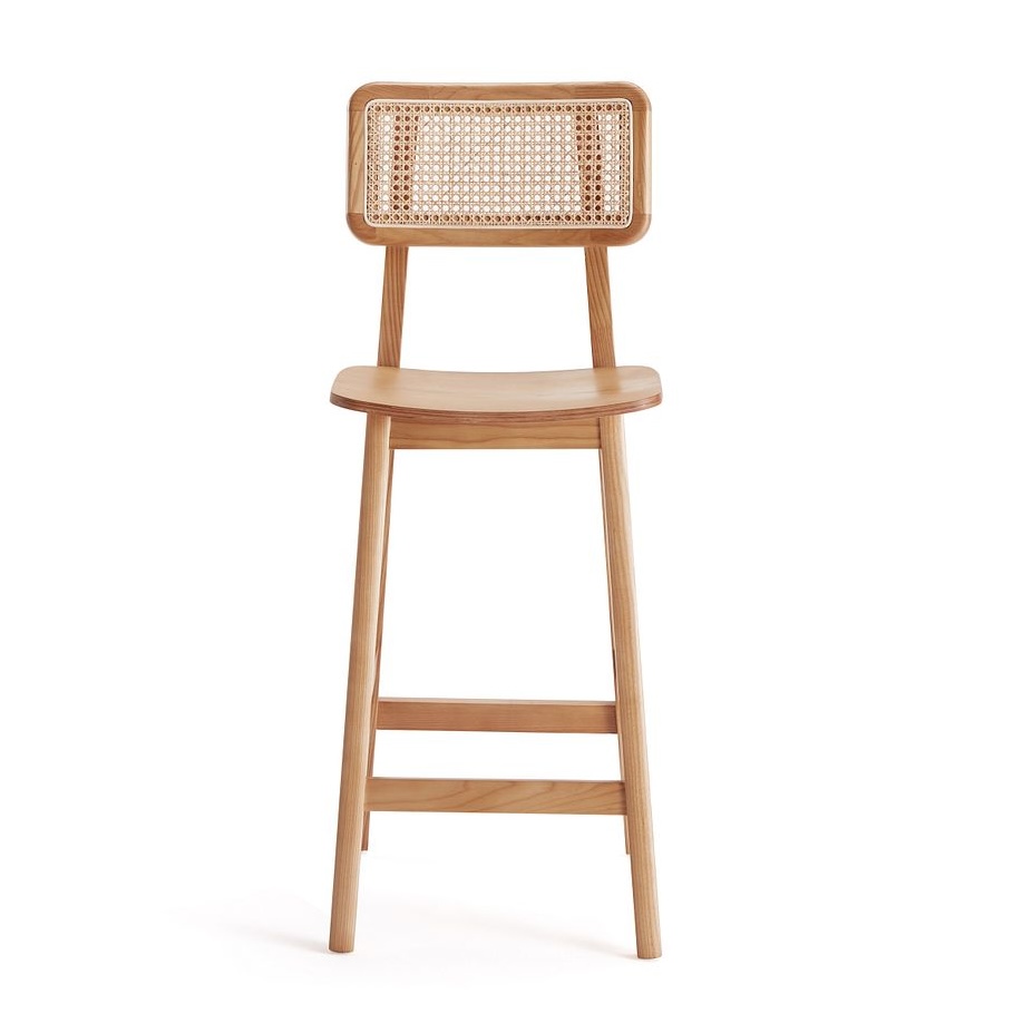 Versailles Rattan/Wood Counter Stool