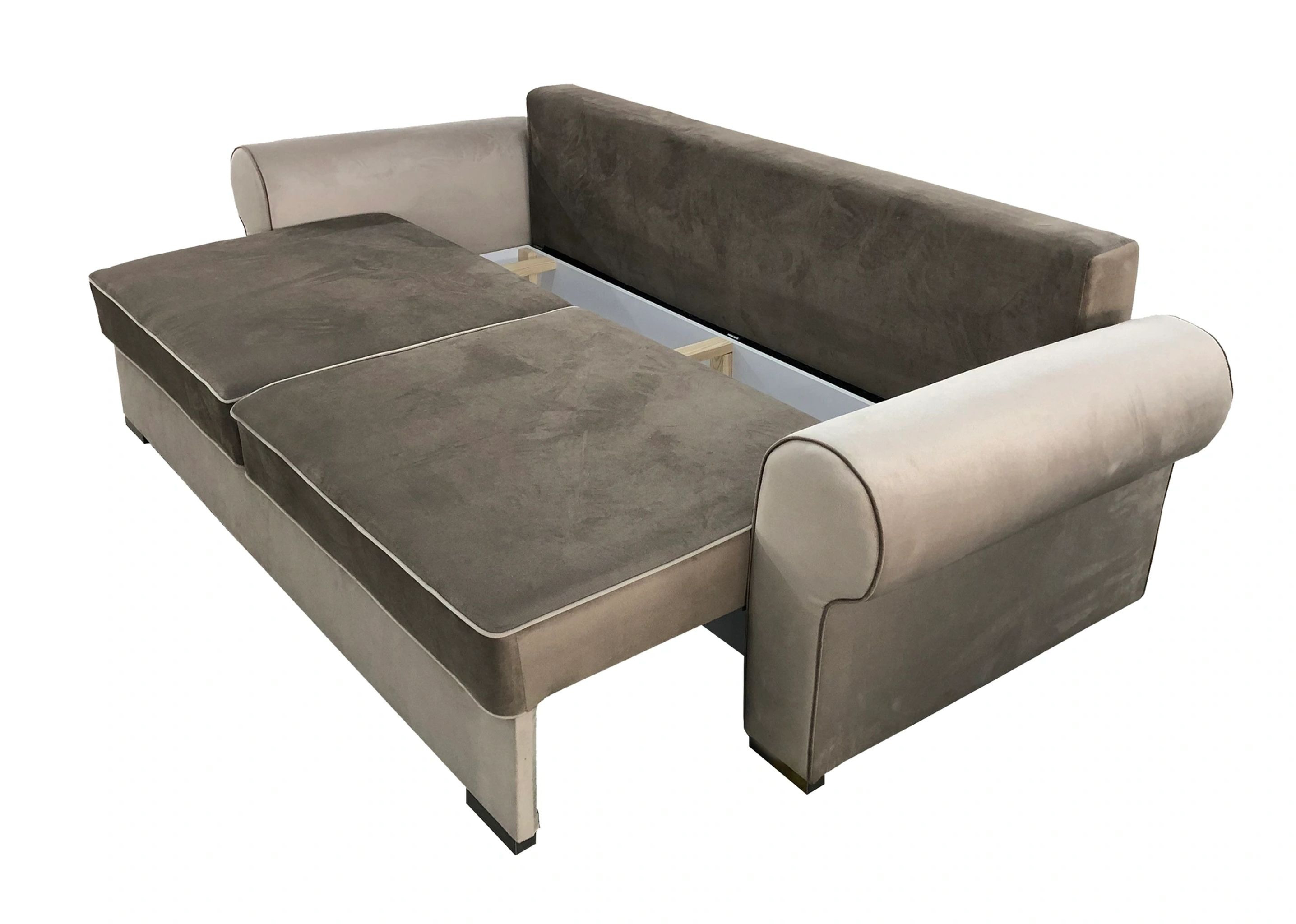 Luiza Fabric Convertible Storage Sofa