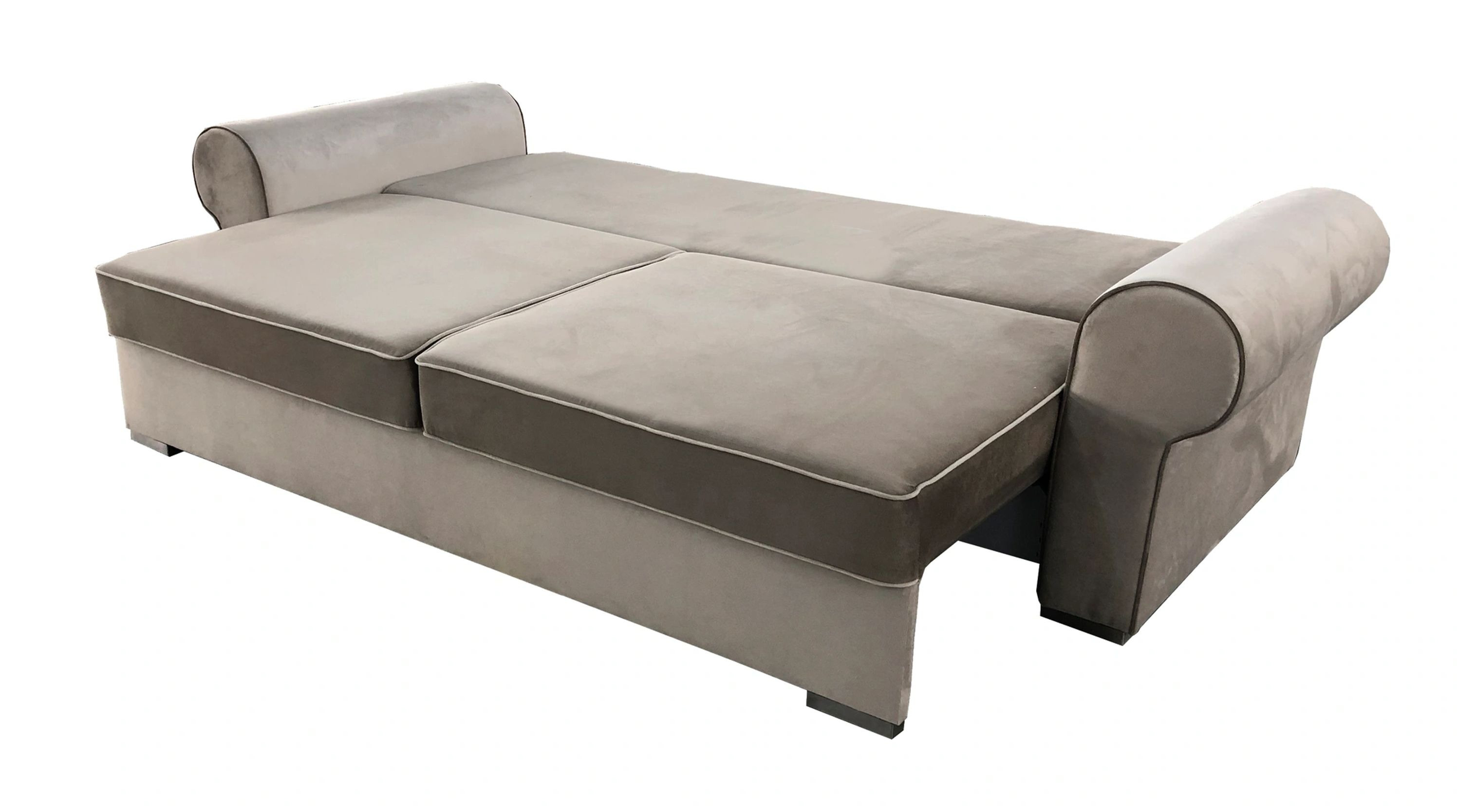 Luiza Fabric Convertible Storage Sofa