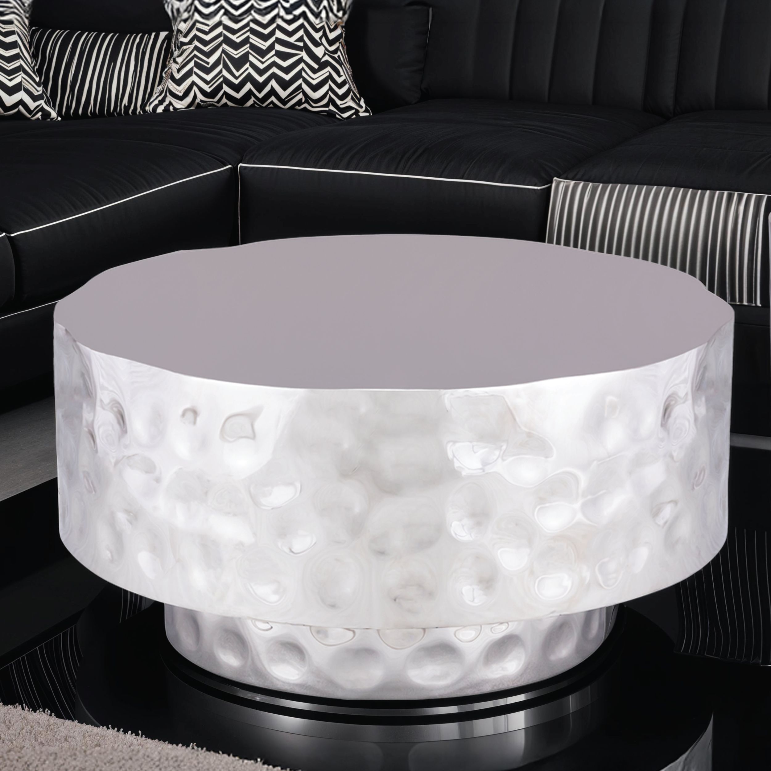 CT-90-30-30 Round Coffee Table
