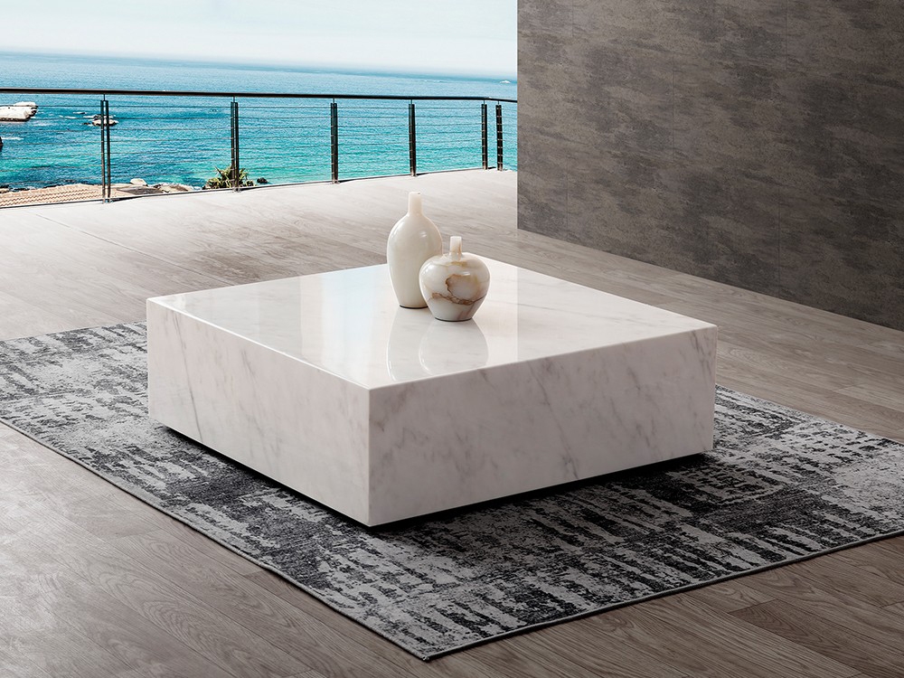 Cube Marble Coffee Table