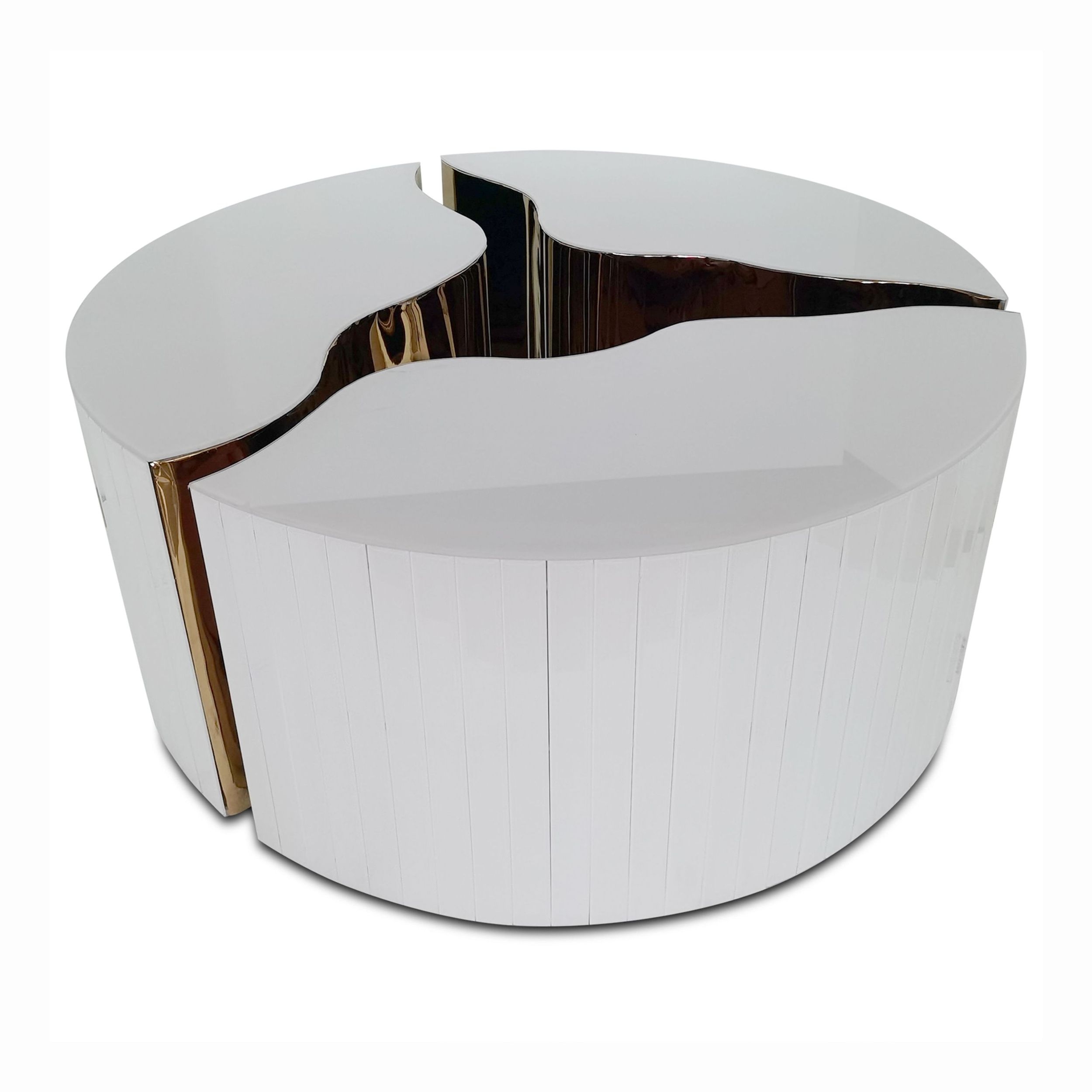 Timeless 3-Piece Round Coffee Table Set
