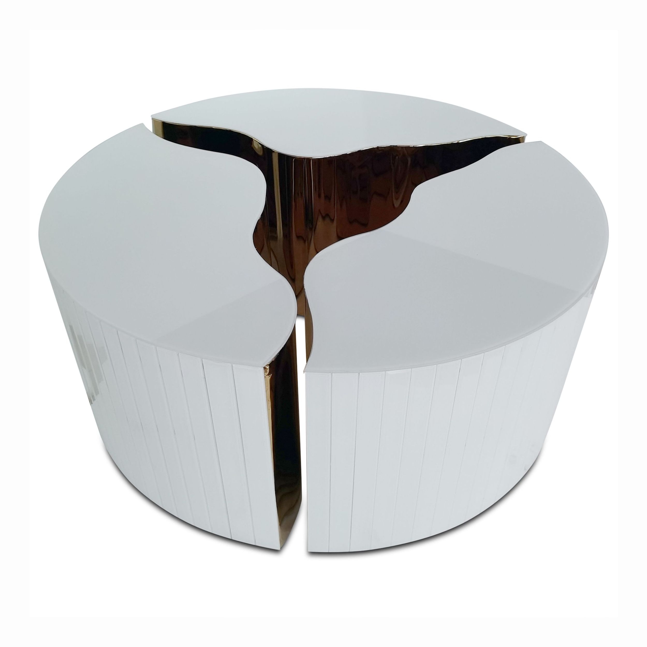 Timeless 3-Piece Round Coffee Table Set