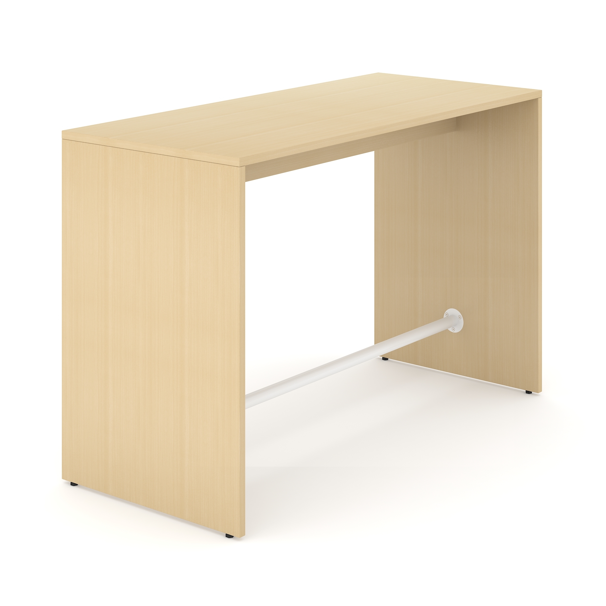 NARBUTAS Light 62.9" High Whitened Oak Table