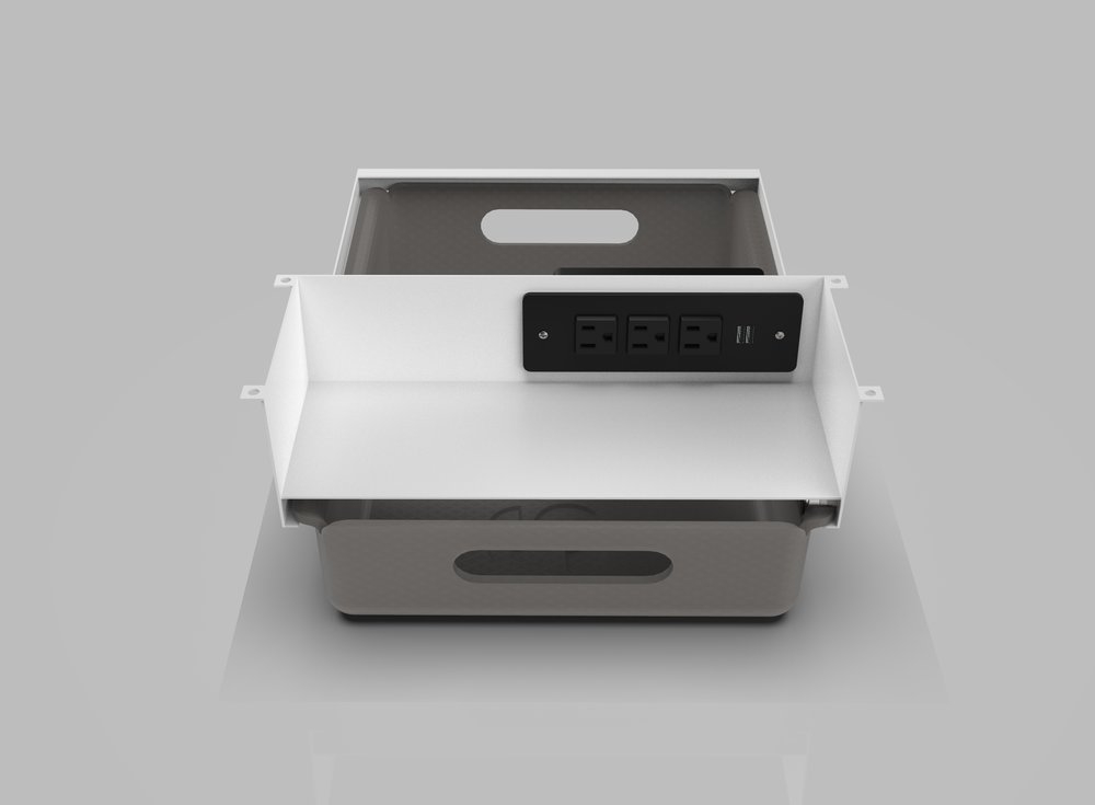 Omni Bracket Under Desk Storage Unit