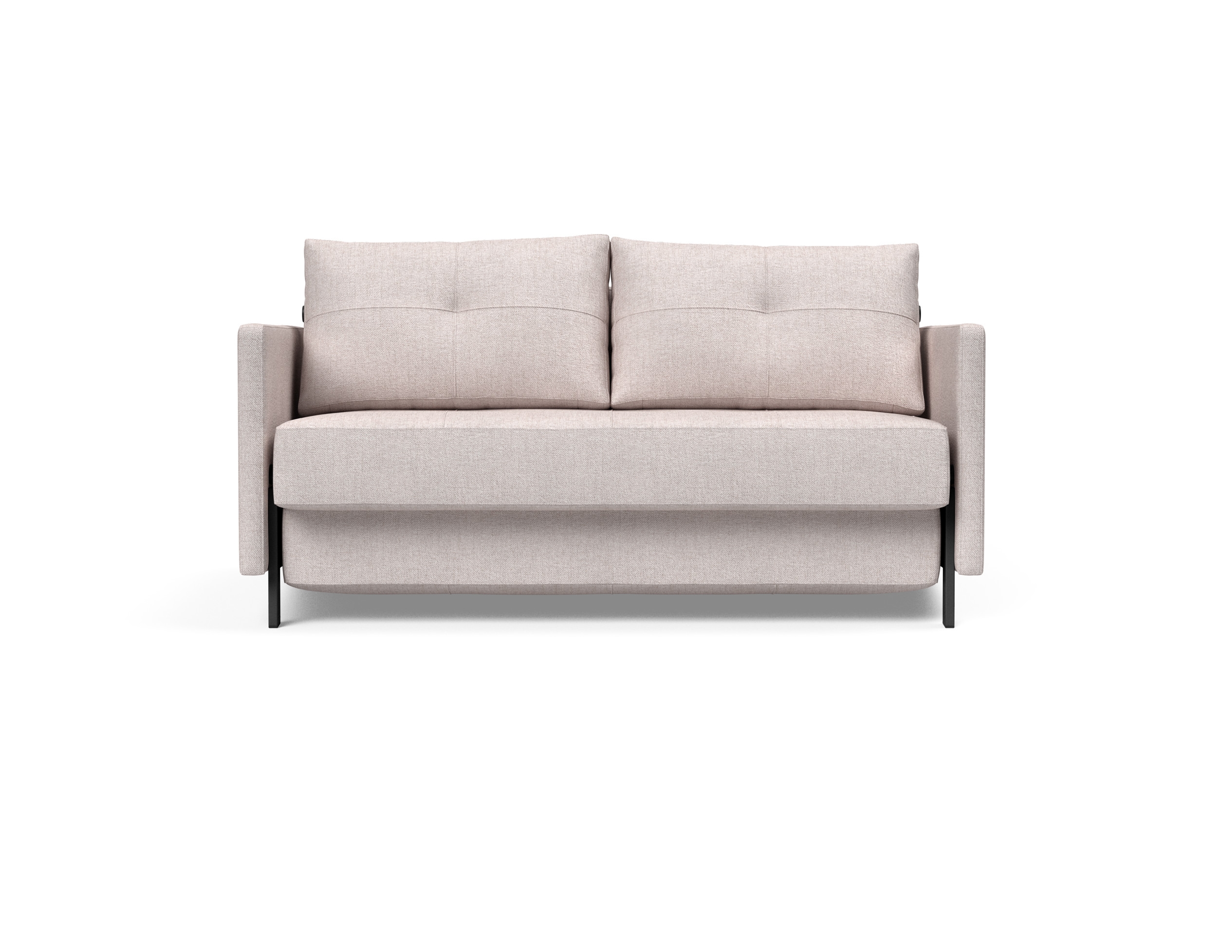 Cubed 02 Deluxe Fabric Sofa Bed w/Arms, Full Size