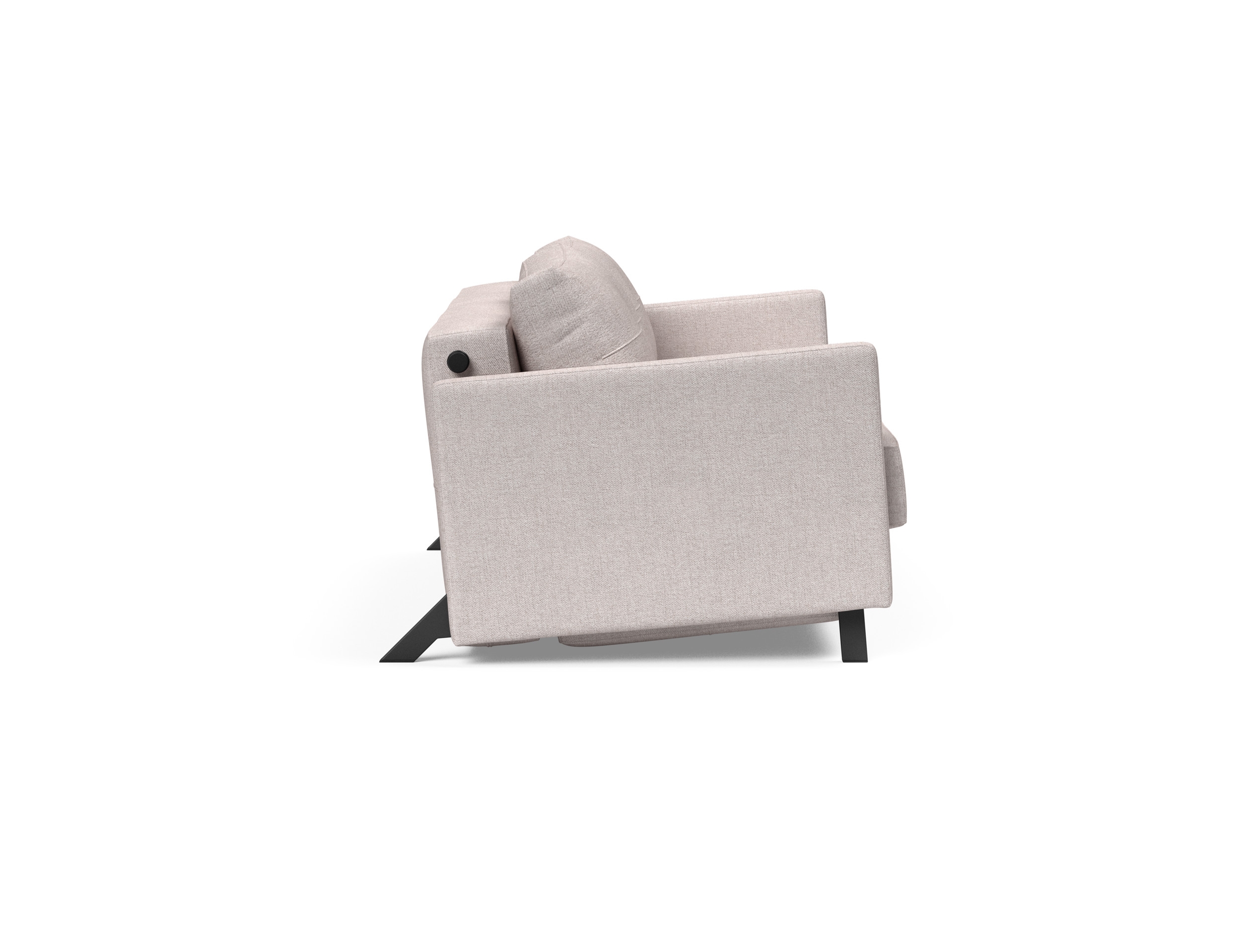 Cubed 02 Deluxe Fabric Sofa Bed w/Arms, Full Size