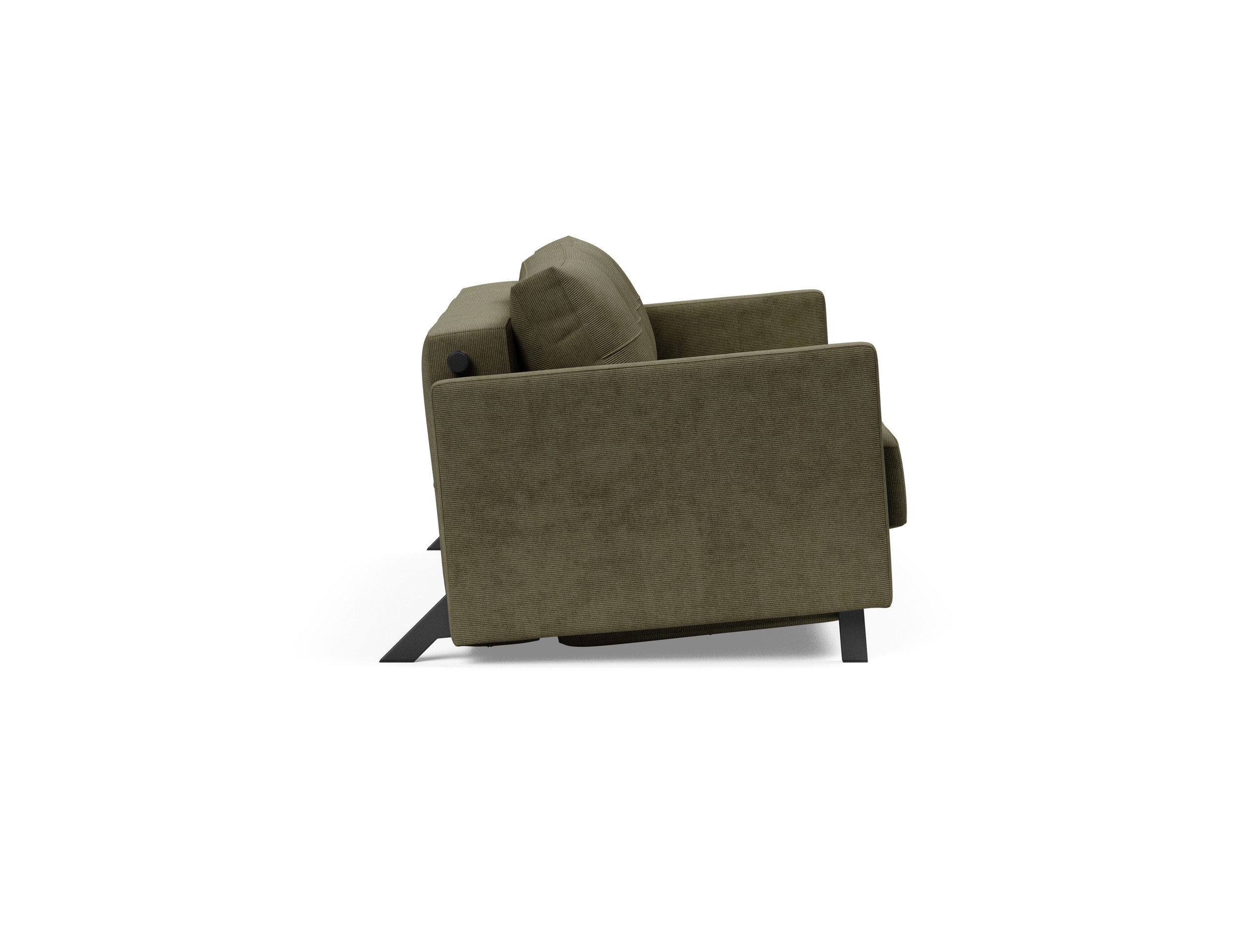 Cubed 02 Deluxe Fabric Sofa Bed w/Arms, Full Size