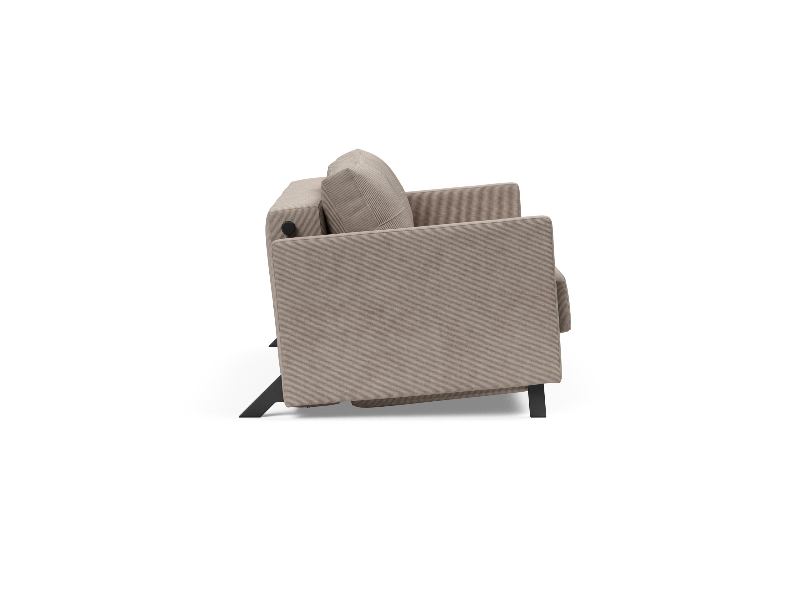 Cubed 02 Deluxe Fabric Sofa Bed w/Arms, Full Size