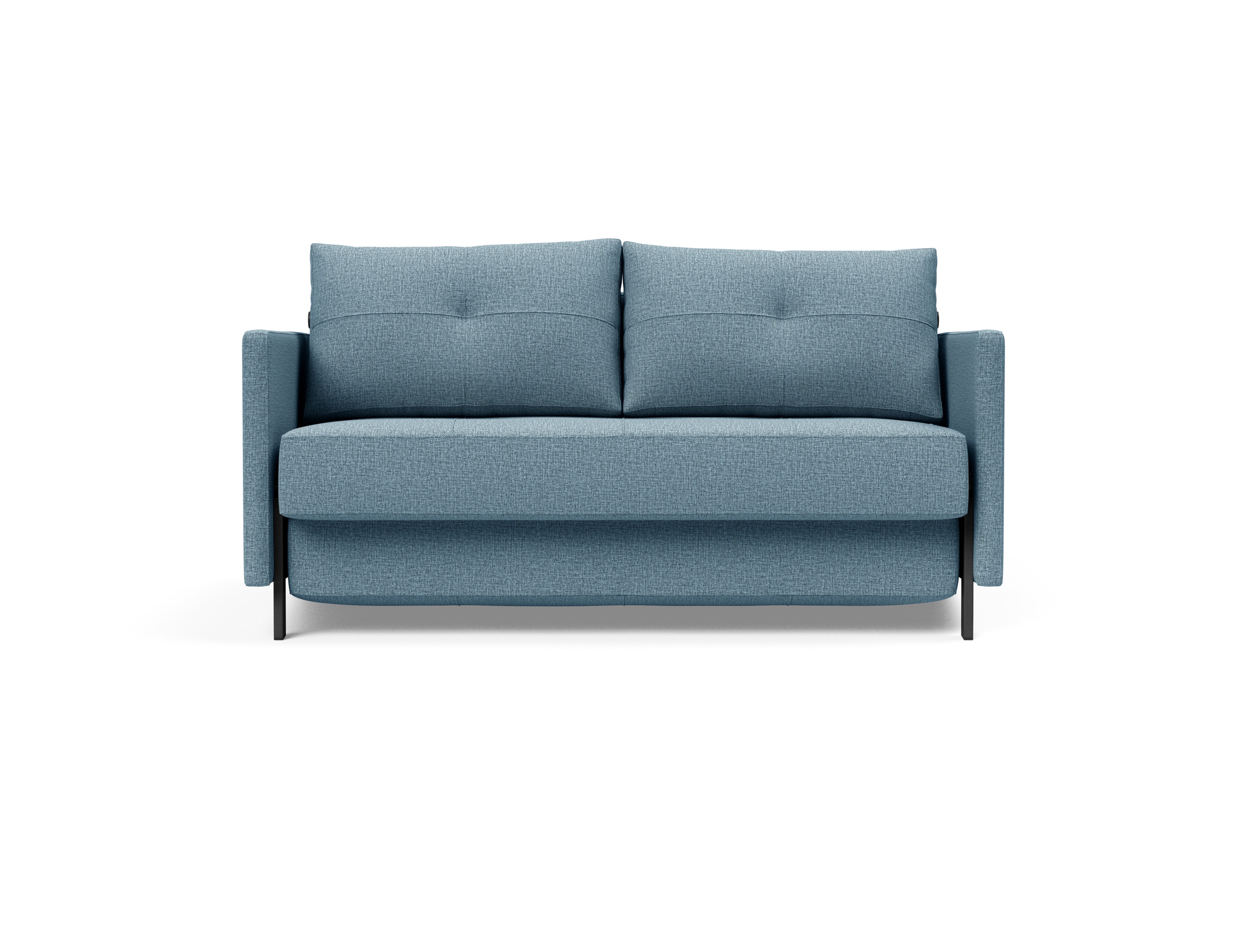 Cubed 02 Deluxe Fabric Sofa Bed w/Arms, Full Size