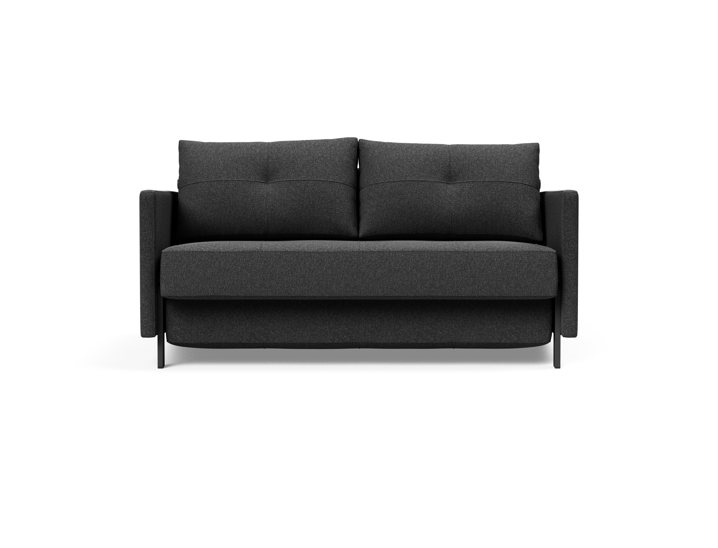 Cubed 02 Deluxe Fabric Sofa Bed w/Arms, Full Size