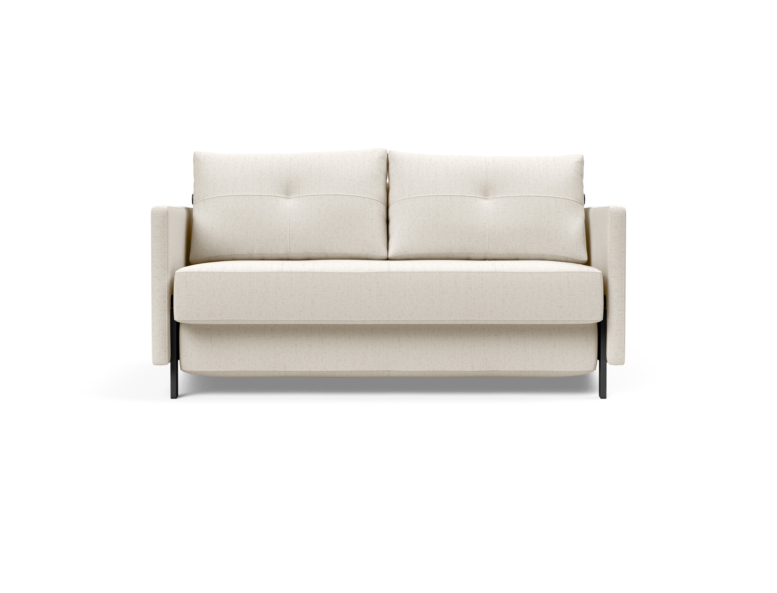 Cubed 02 Deluxe Fabric Sofa Bed w/Arms, Full Size
