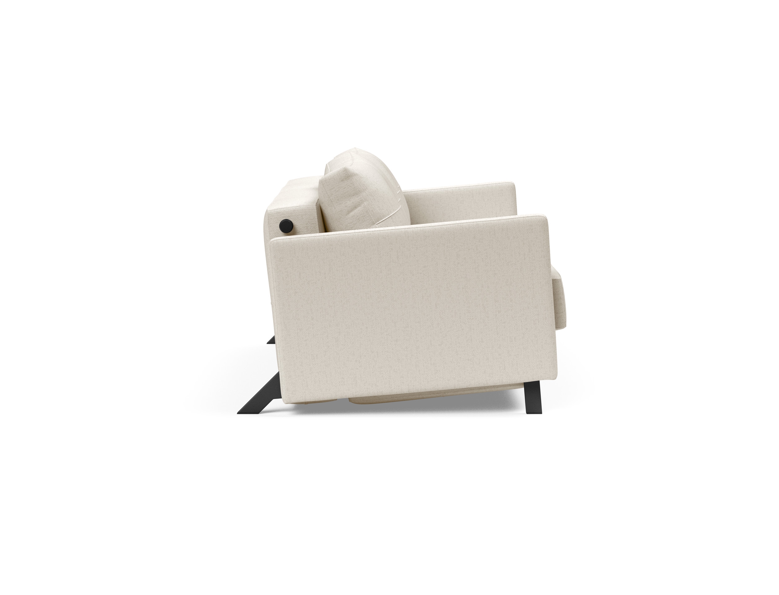 Cubed 02 Deluxe Fabric Sofa Bed w/Arms, Full Size