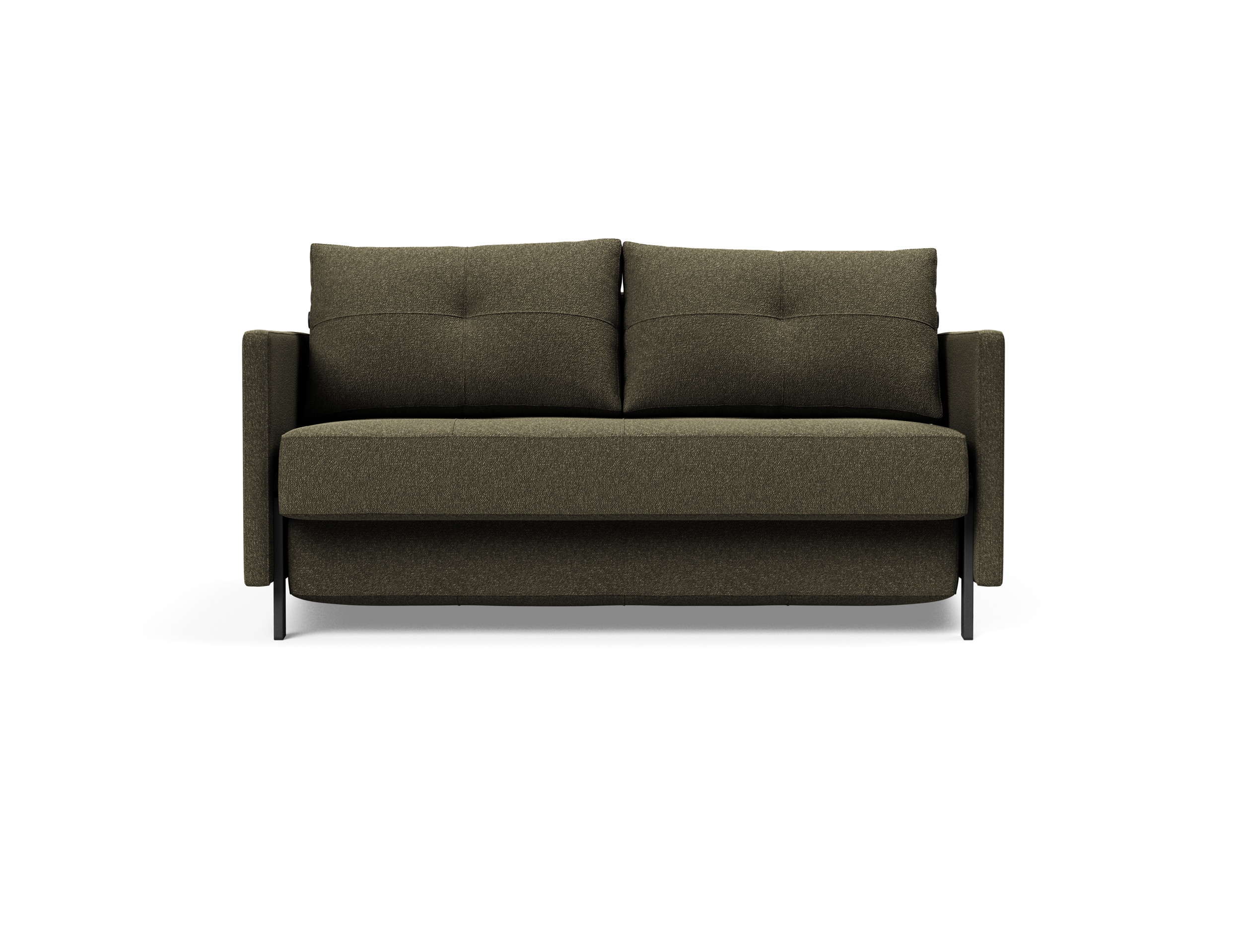 Cubed 02 Deluxe Fabric Sofa Bed w/Arms, Full Size
