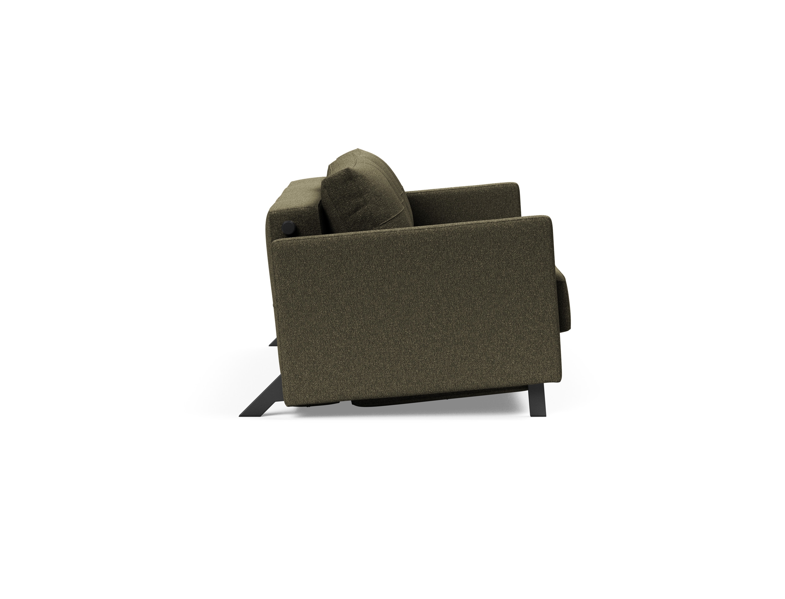 Cubed 02 Deluxe Fabric Sofa Bed w/Arms, Full Size