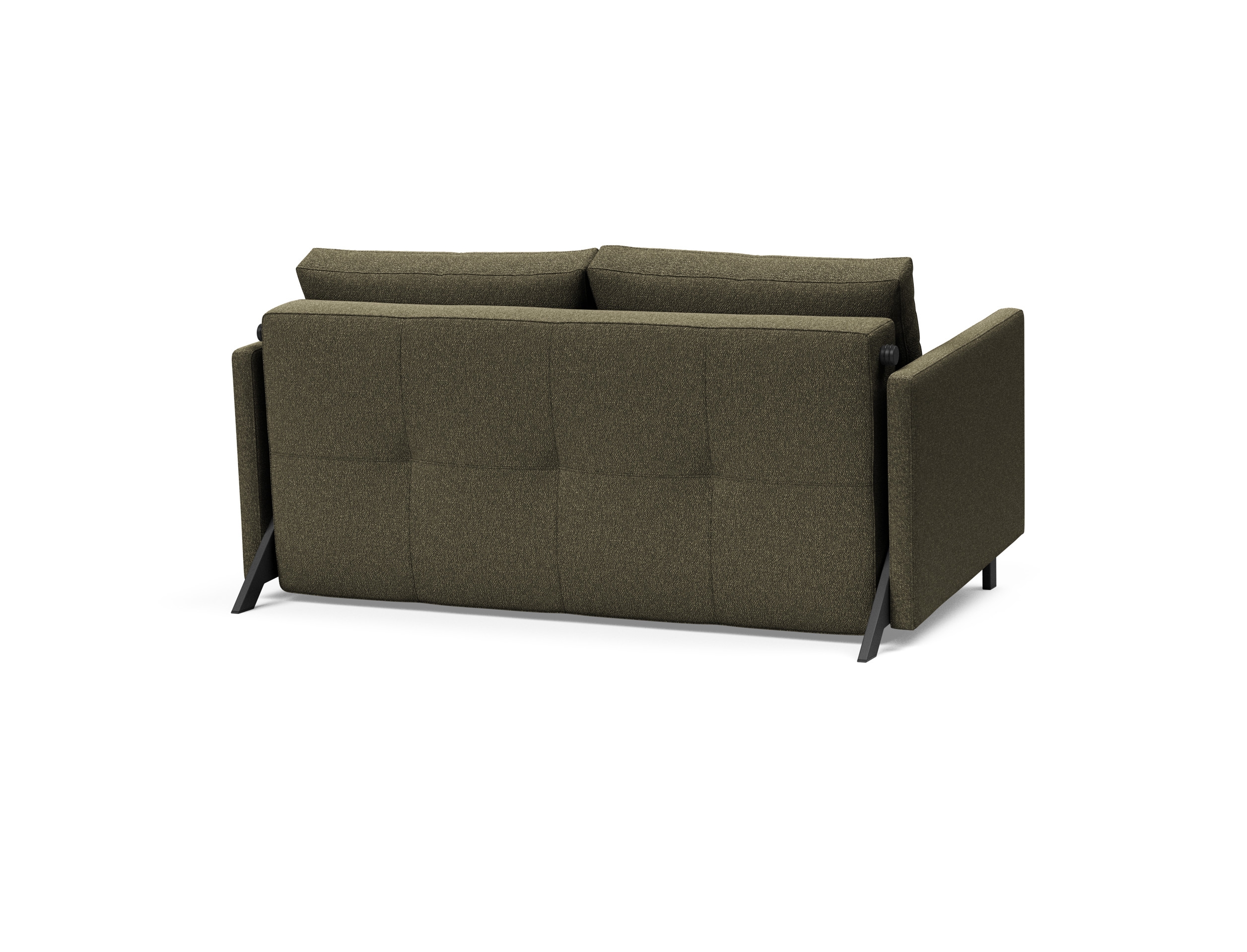 Cubed 02 Deluxe Fabric Sofa Bed w/Arms, Full Size