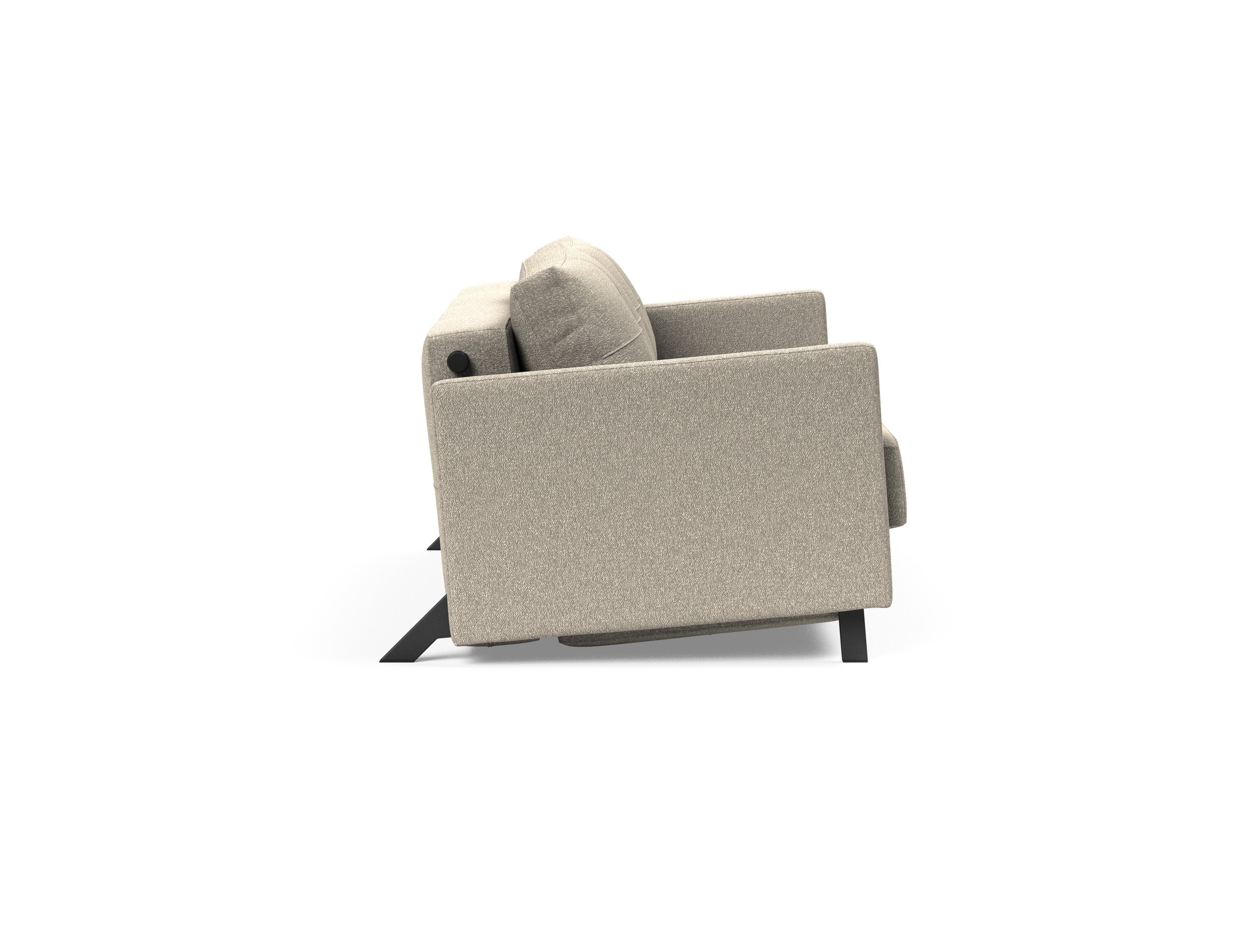 Cubed 02 Deluxe Fabric Sofa Bed w/Arms, Full Size