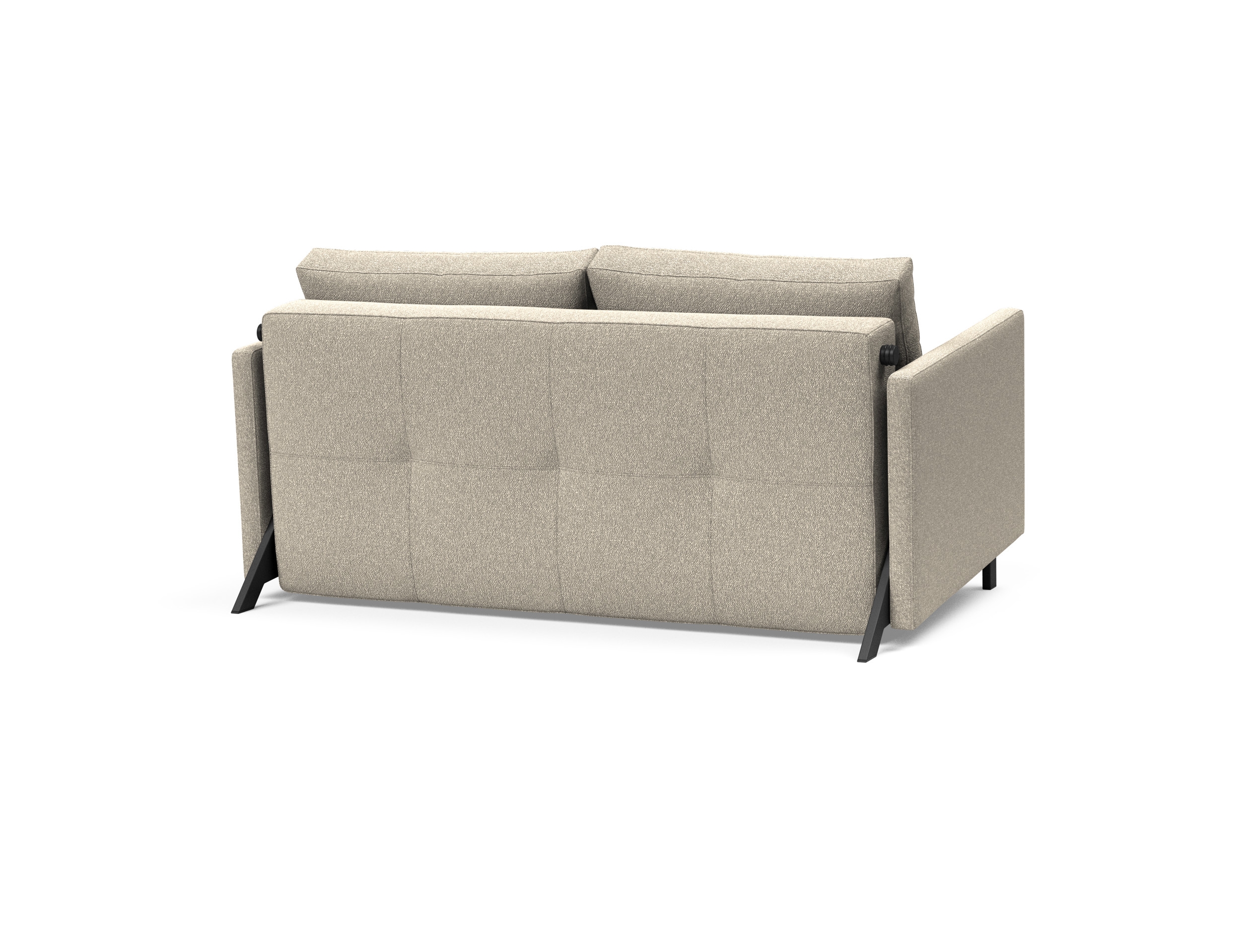 Cubed 02 Deluxe Fabric Sofa Bed w/Arms, Full Size
