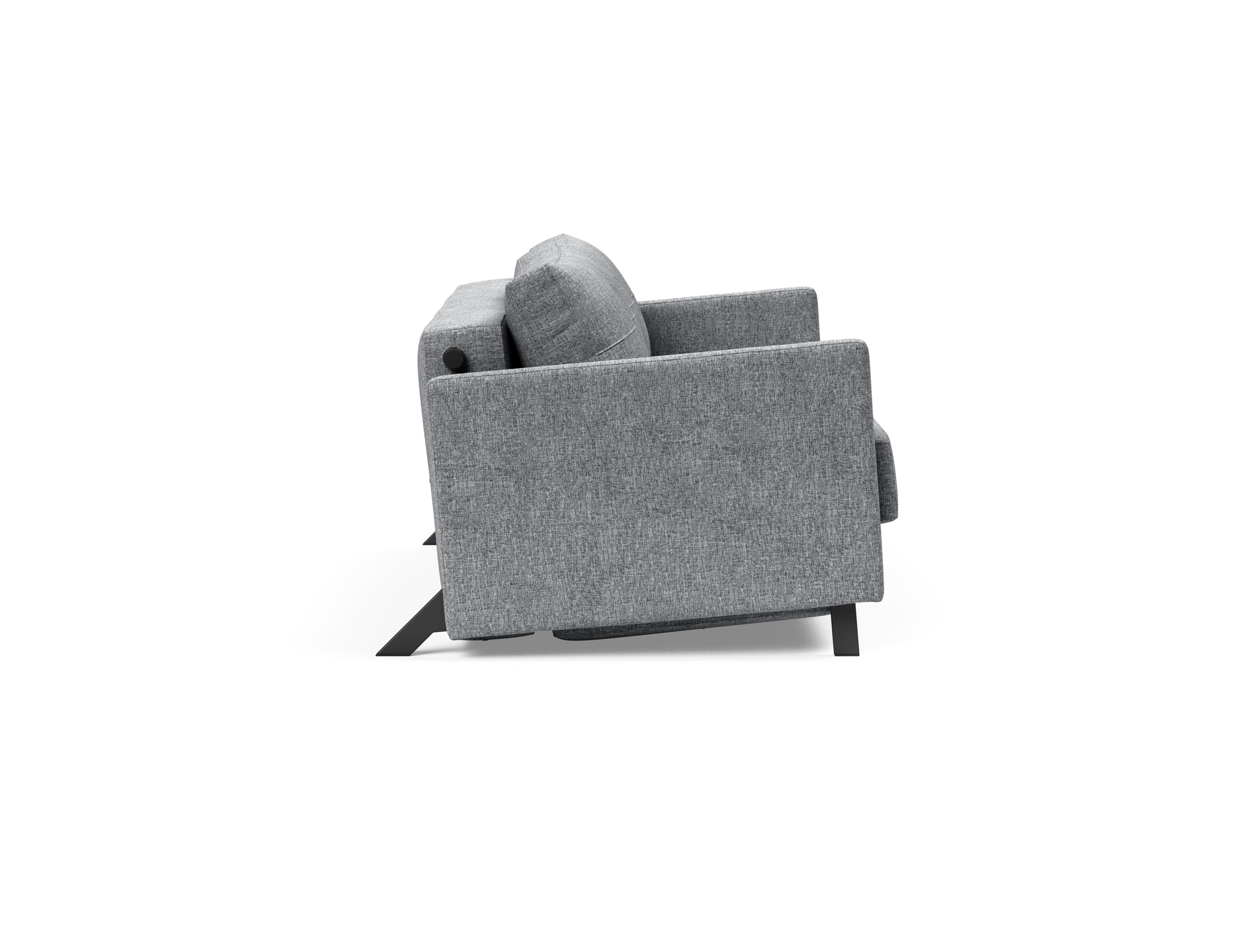 Cubed 02 Deluxe Fabric Sofa Bed w/Arms, Full Size