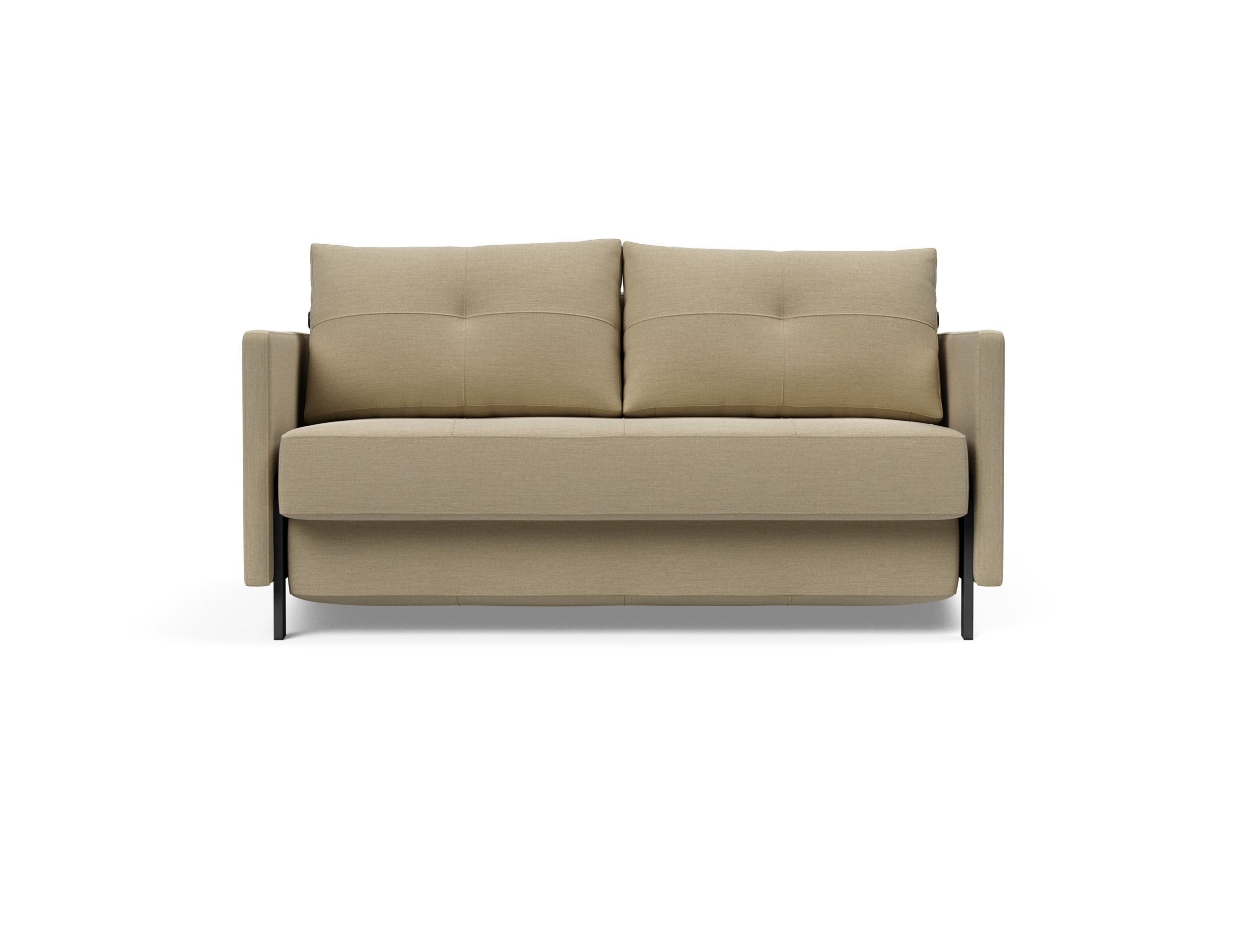 Cubed 02 Deluxe Fabric Sofa Bed w/Arms, Full Size
