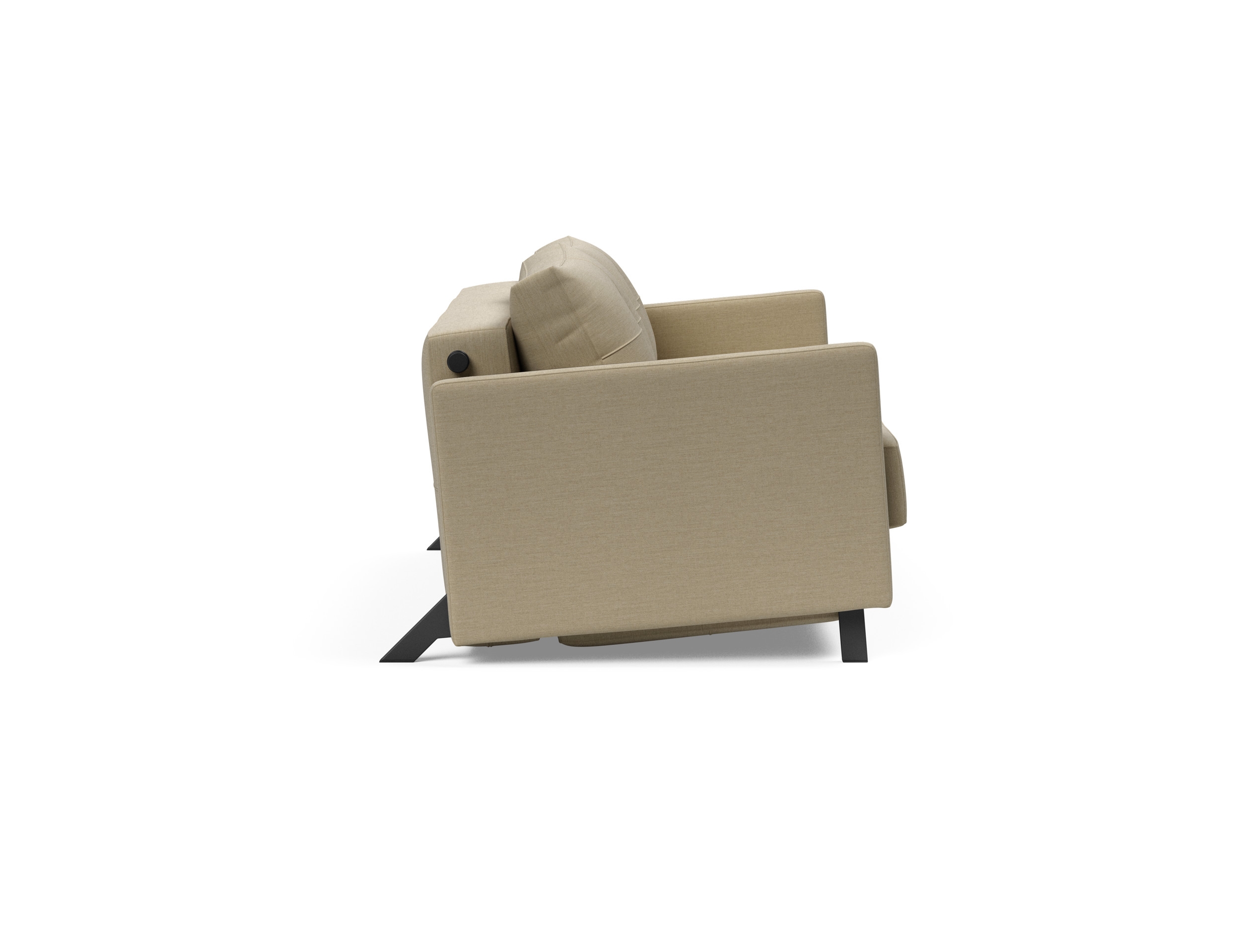 Cubed 02 Deluxe Fabric Sofa Bed w/Arms, Full Size
