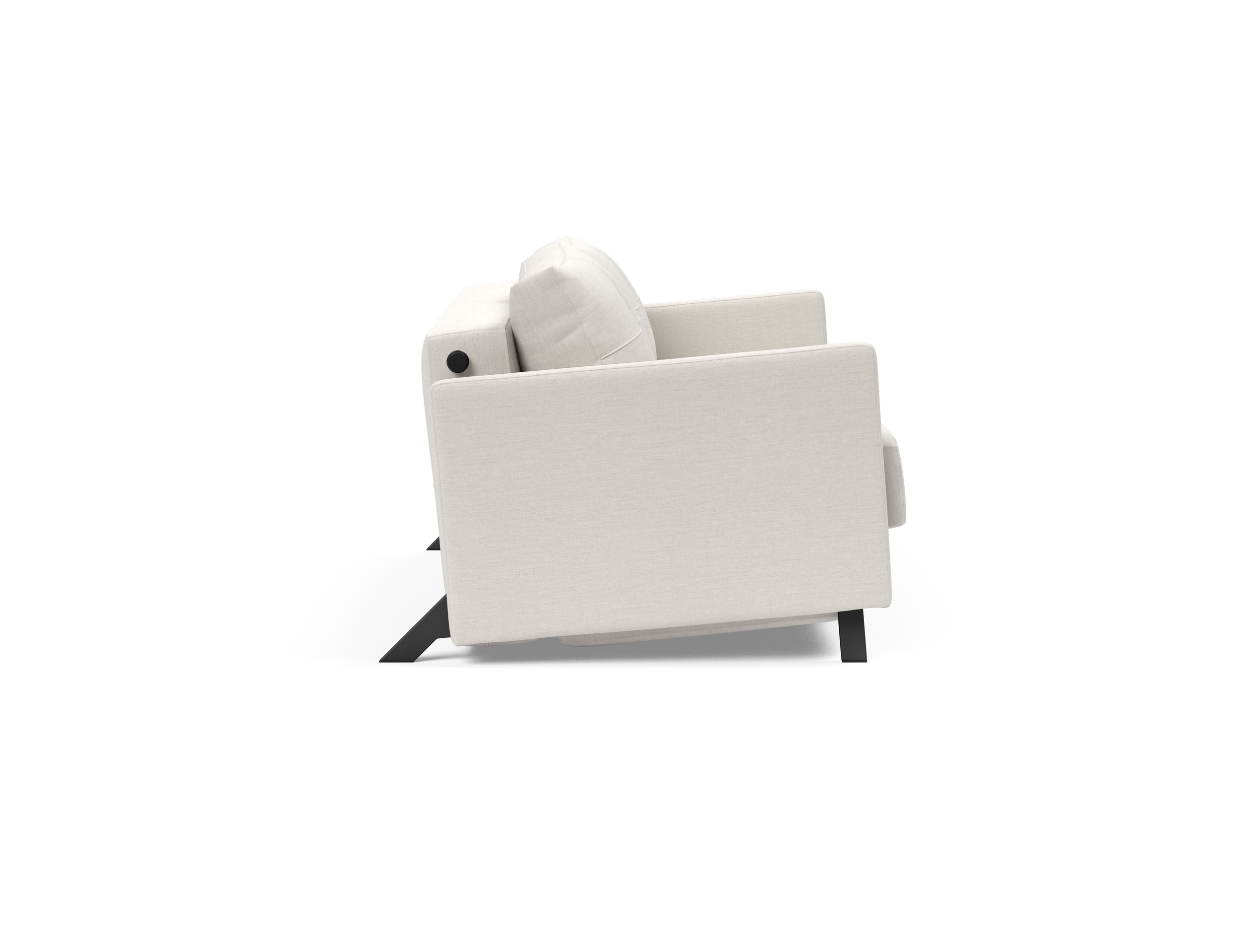 Cubed 02 Deluxe Fabric Sofa Bed w/Arms, Full Size