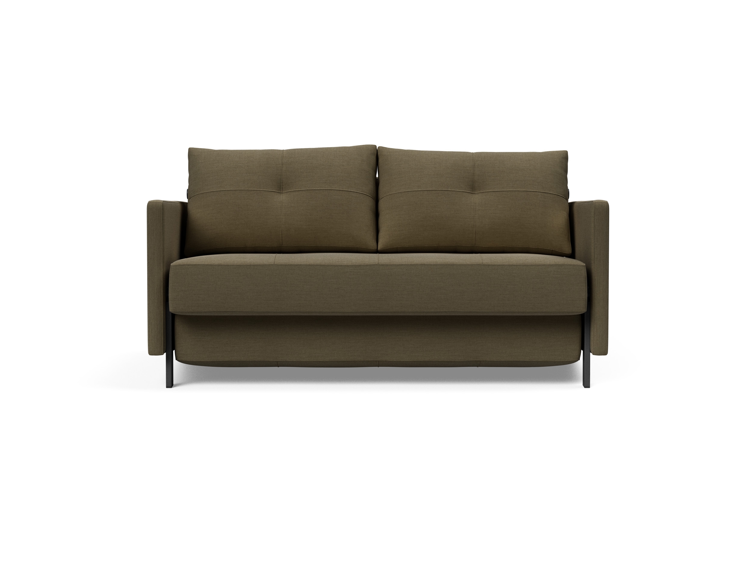 Cubed 02 Deluxe Fabric Sofa Bed w/Arms, Full Size