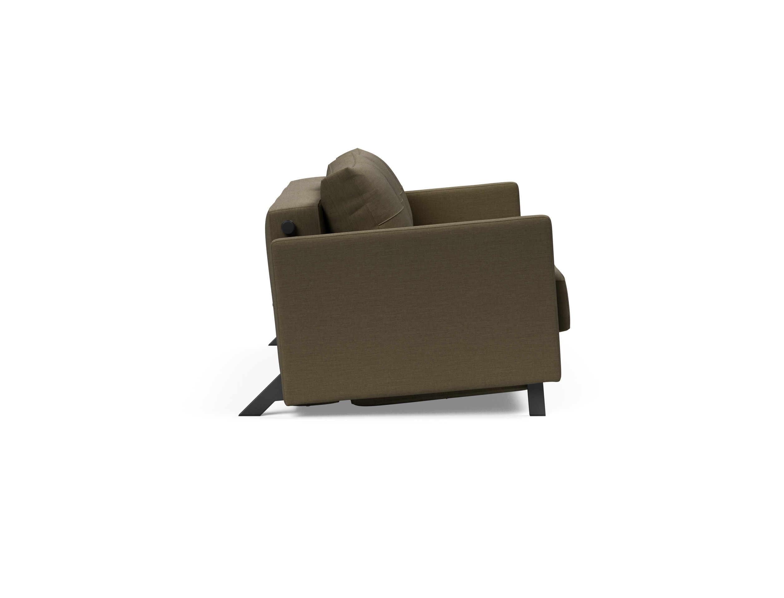 Cubed 02 Deluxe Fabric Sofa Bed w/Arms, Full Size