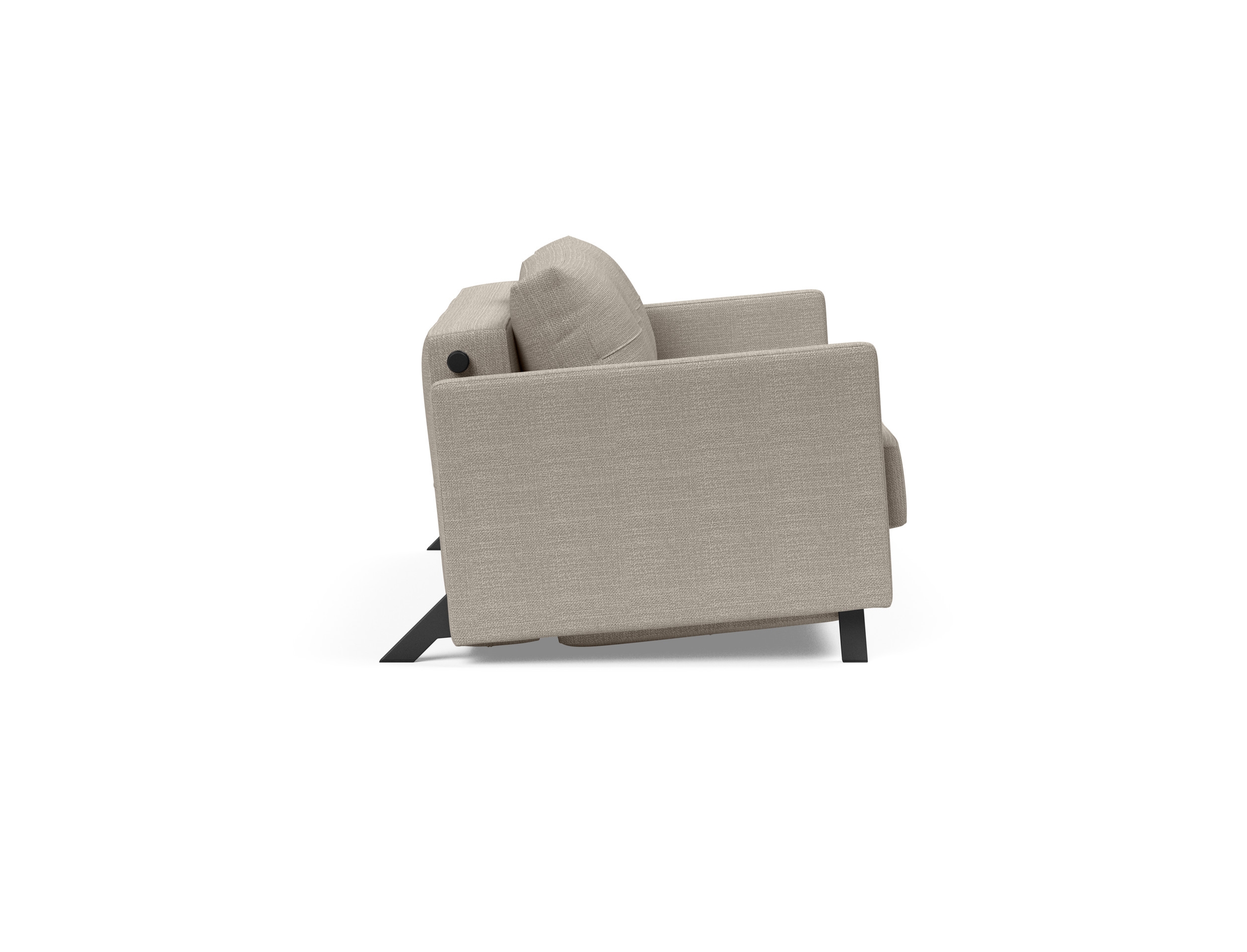 Cubed 02 Deluxe Fabric Sofa Bed w/Arms, Full Size