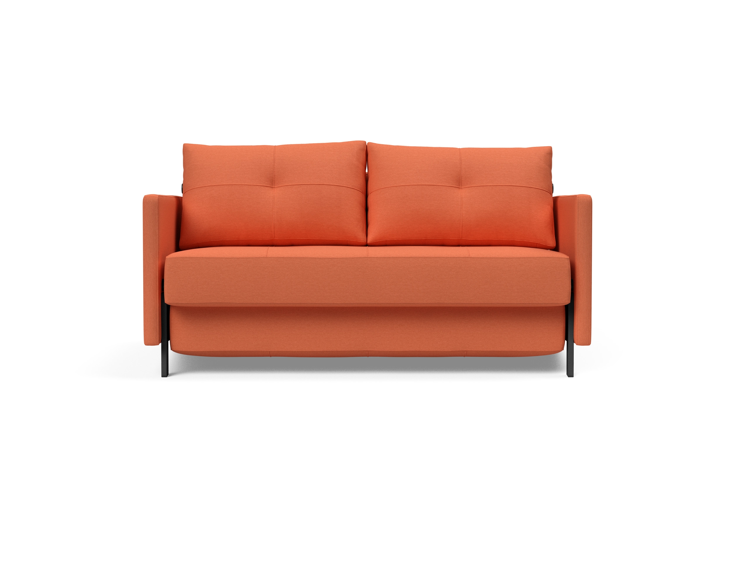 Cubed 02 Deluxe Fabric Sofa Bed w/Arms, Full Size