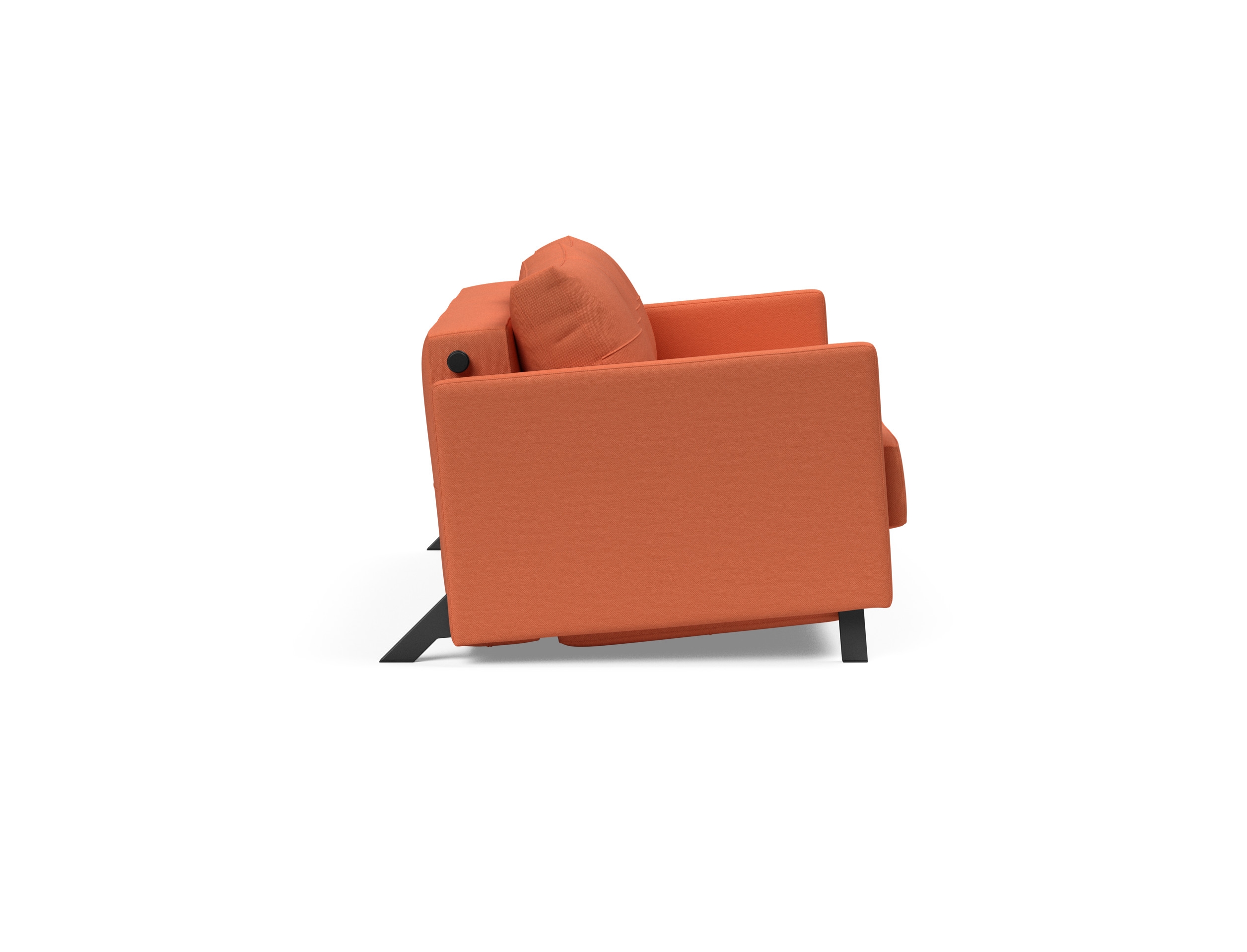 Cubed 02 Deluxe Fabric Sofa Bed w/Arms, Full Size