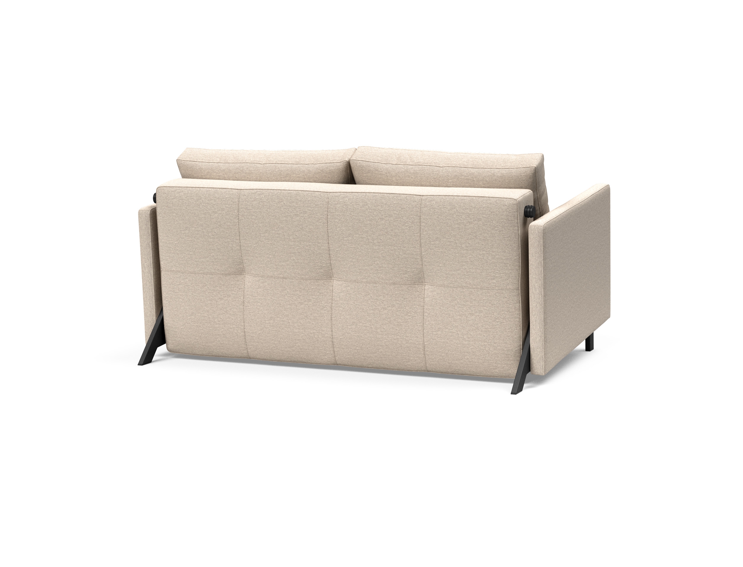 Cubed 02 Deluxe Fabric Sofa Bed w/Arms, Full Size