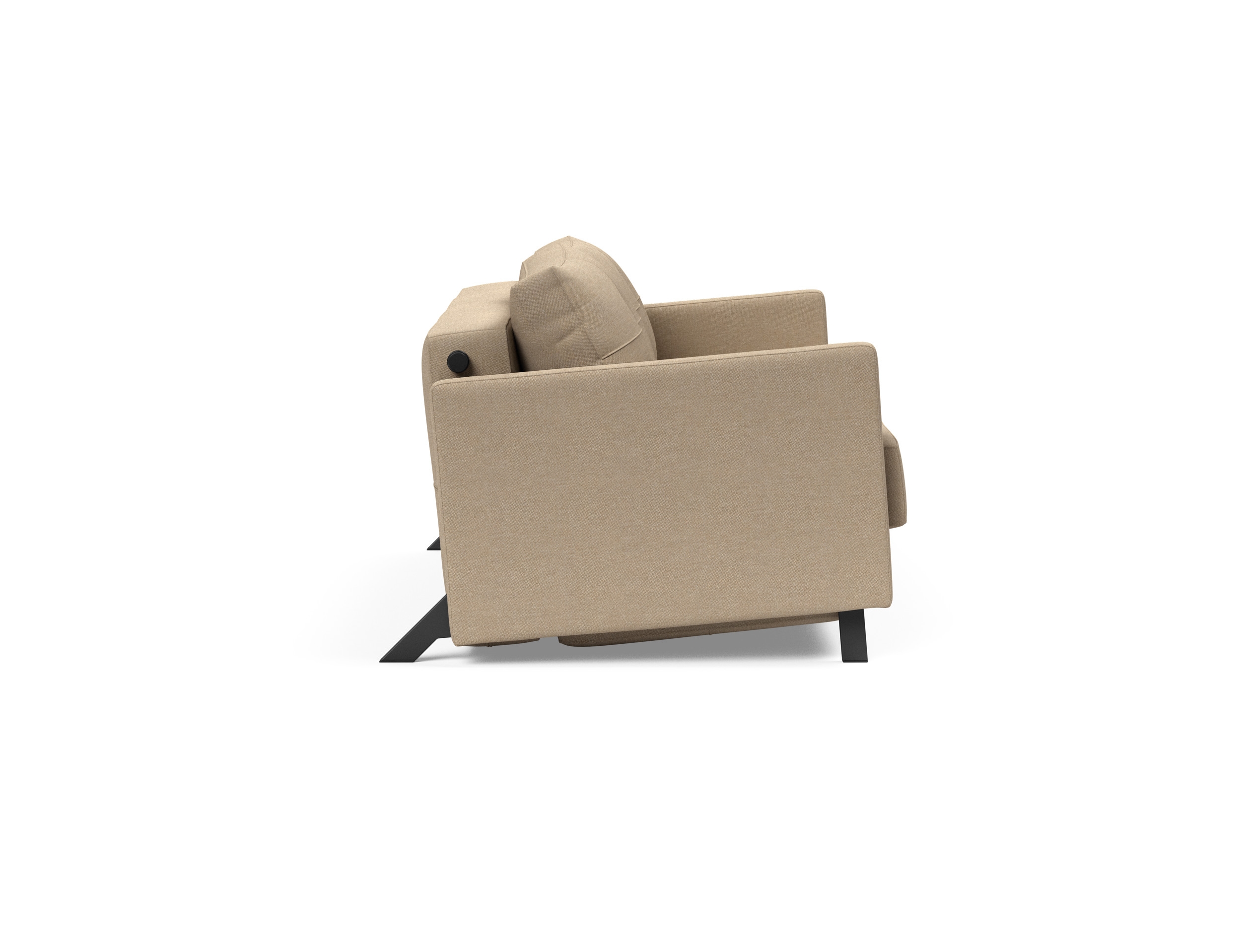 Cubed 02 Deluxe Fabric Sofa Bed w/Arms, Full Size