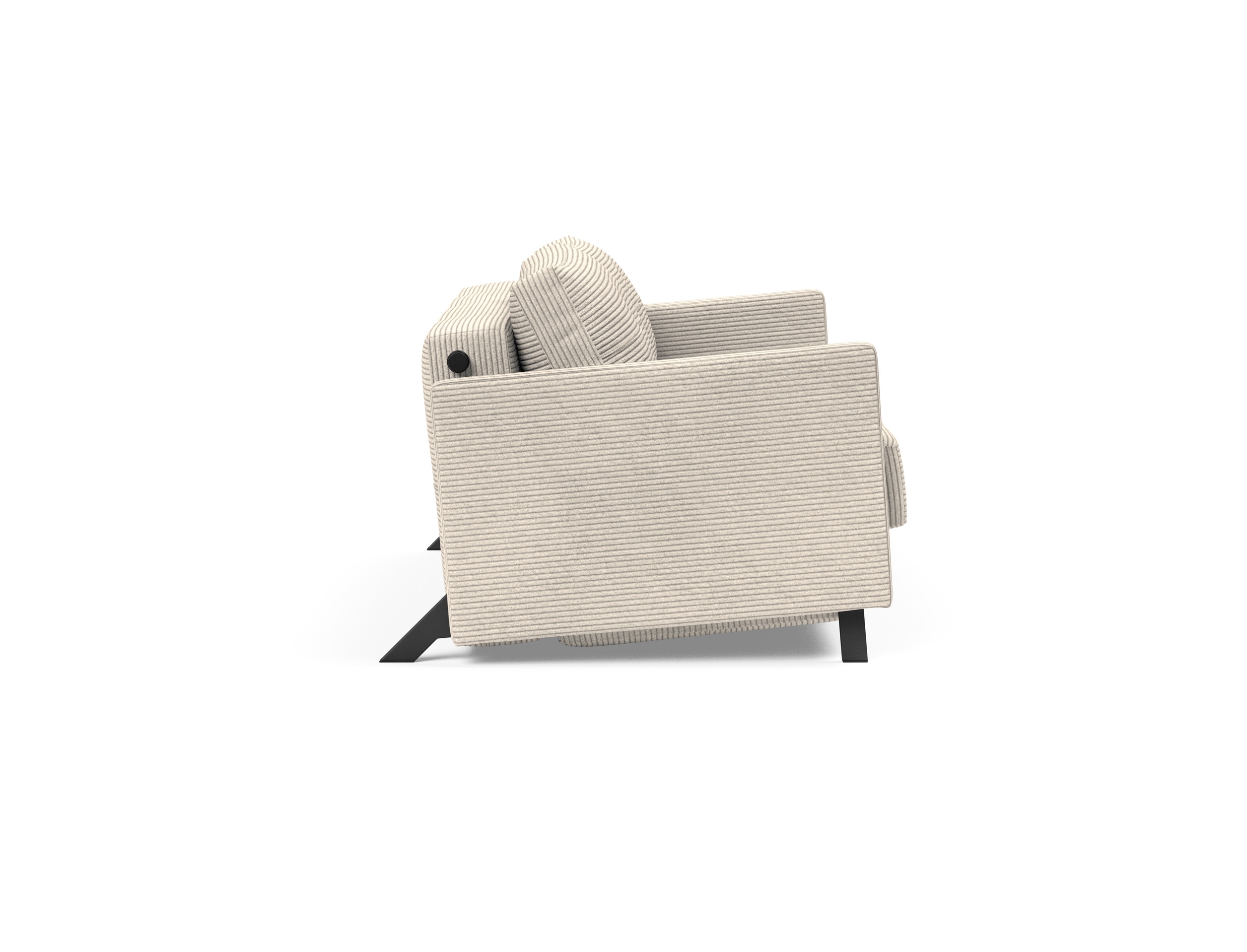 Cubed 02 Deluxe Fabric Sofa Bed w/Arms, Full Size