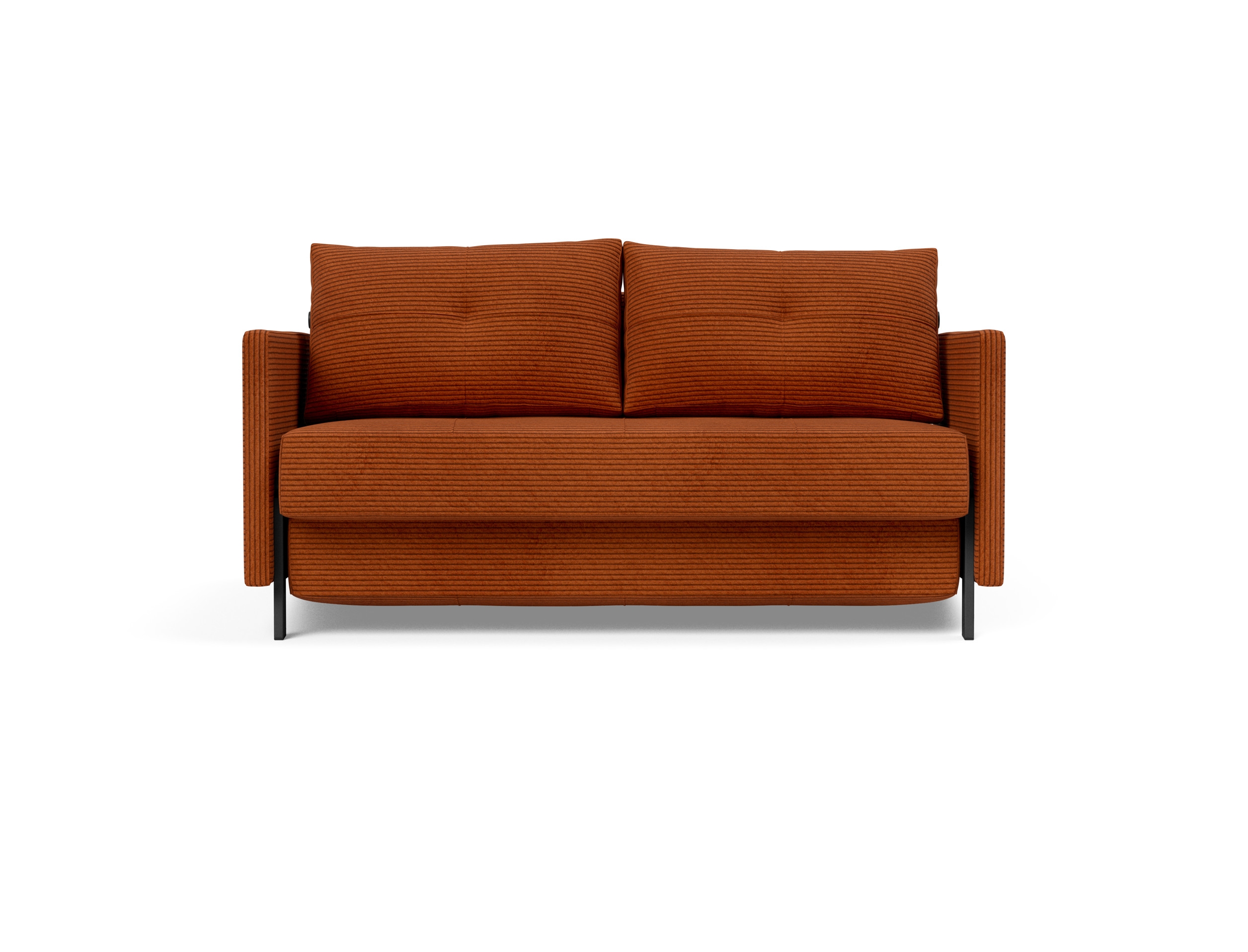 Cubed 02 Deluxe Fabric Sofa Bed w/Arms, Full Size