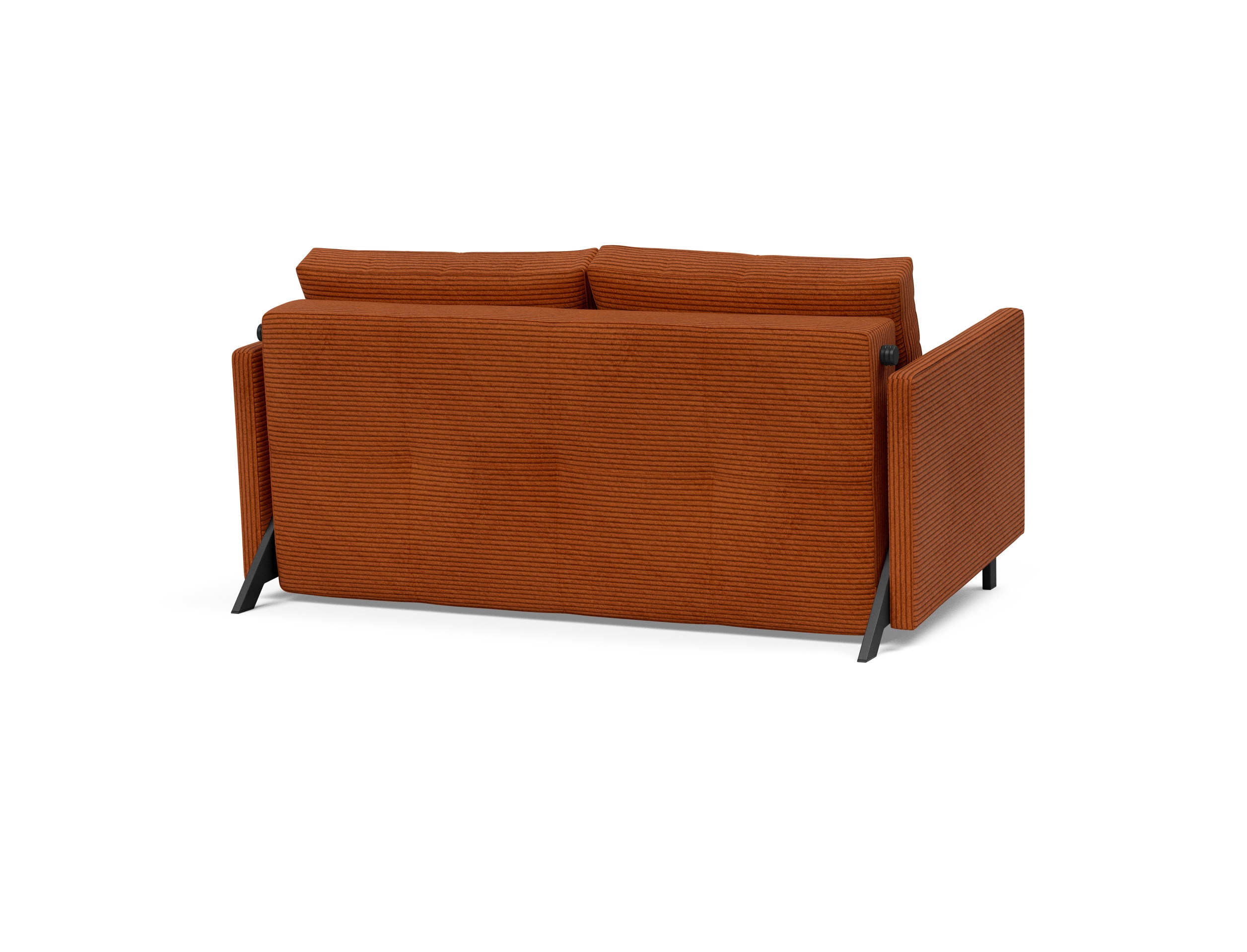 Cubed 02 Deluxe Fabric Sofa Bed w/Arms, Full Size