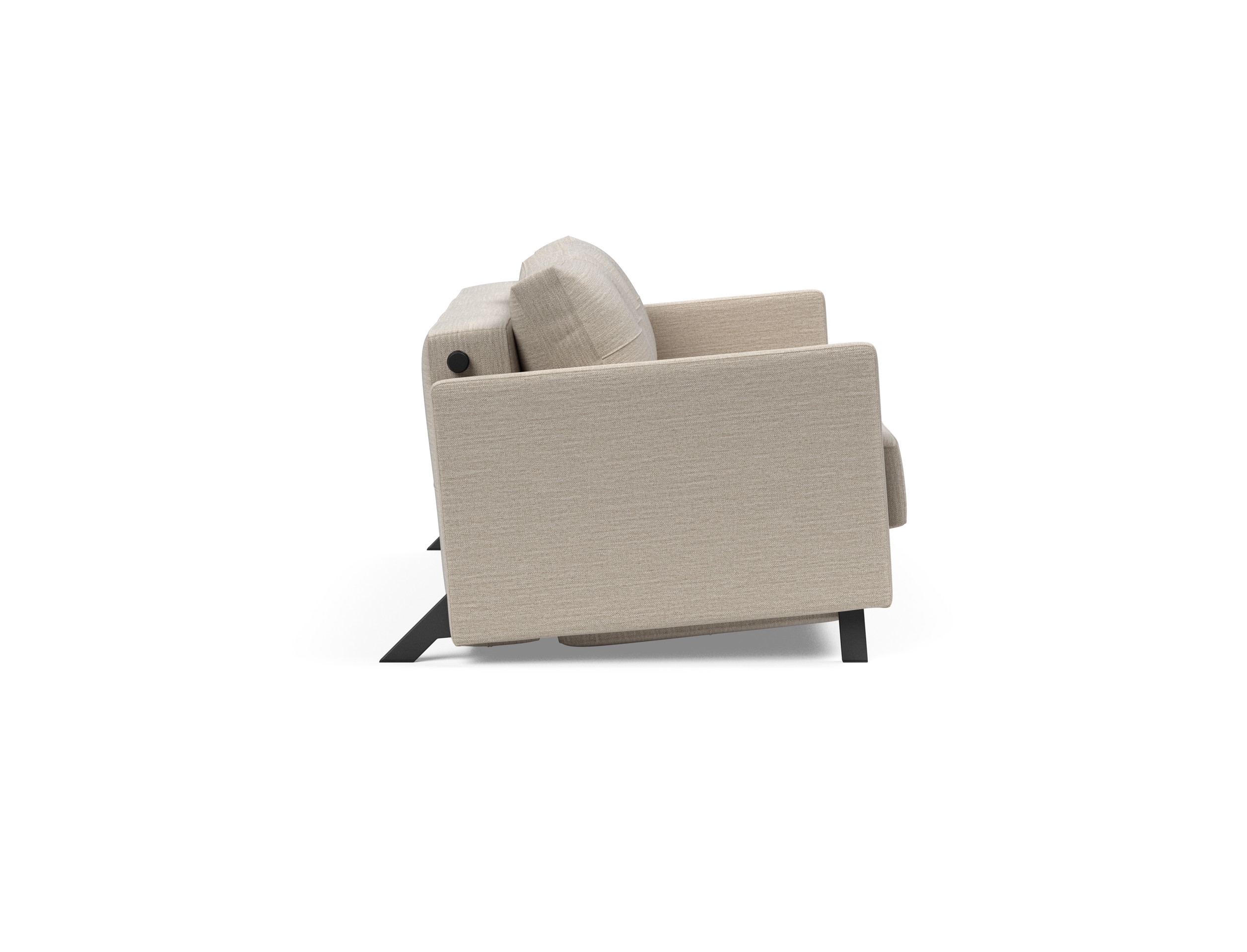 Cubed 02 Deluxe Fabric Sofa Bed w/Arms, Full Size