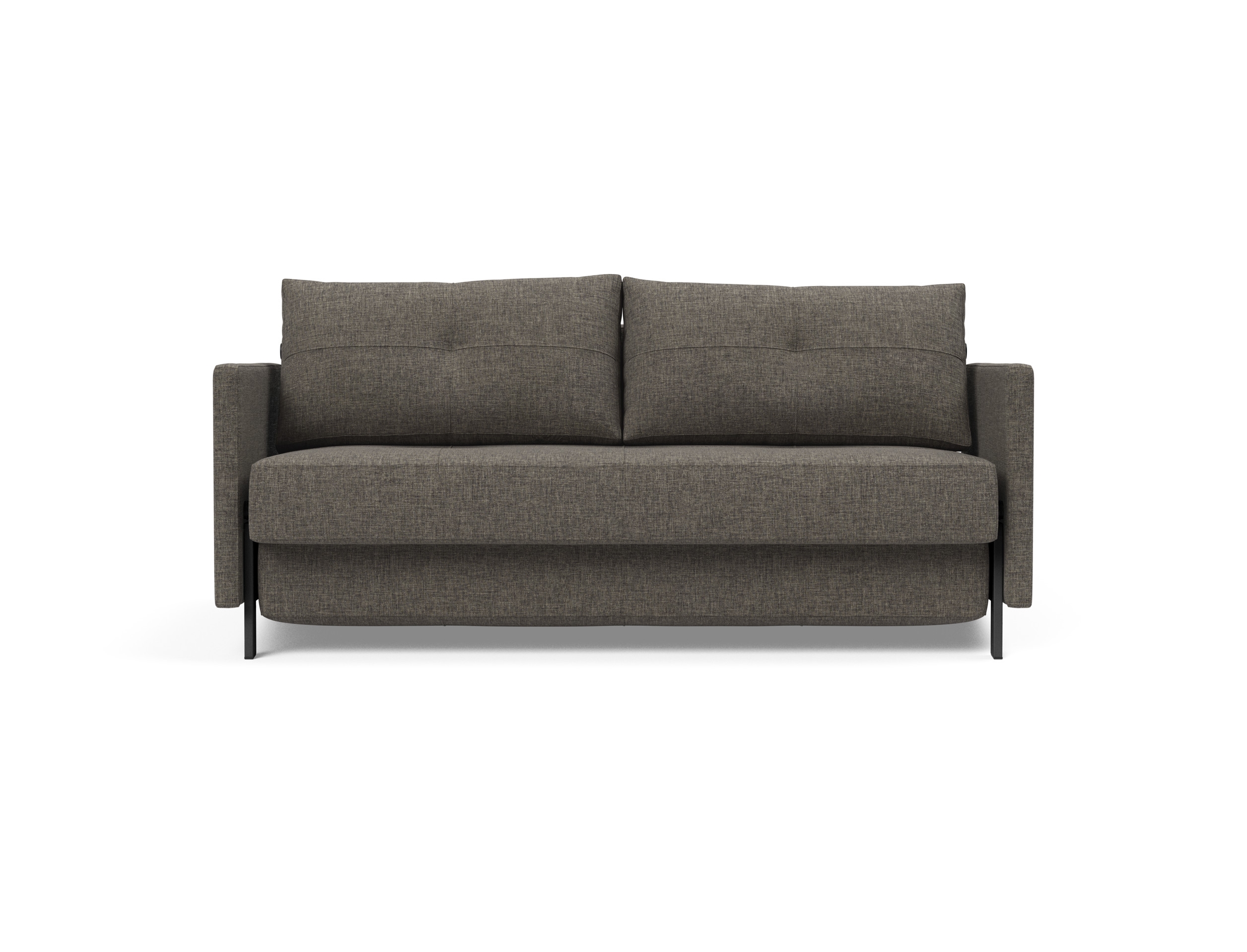 Cubed 02 Deluxe Fabric Sofa Bed w/Arms, Queen Size