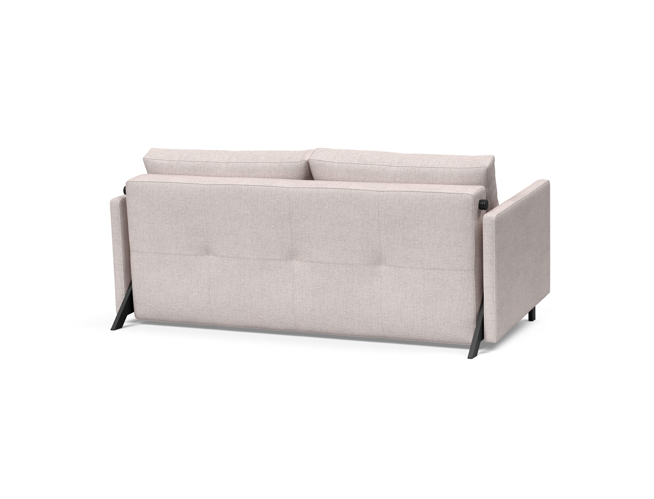 Cubed 02 Deluxe Fabric Sofa Bed w/Arms, Queen Size
