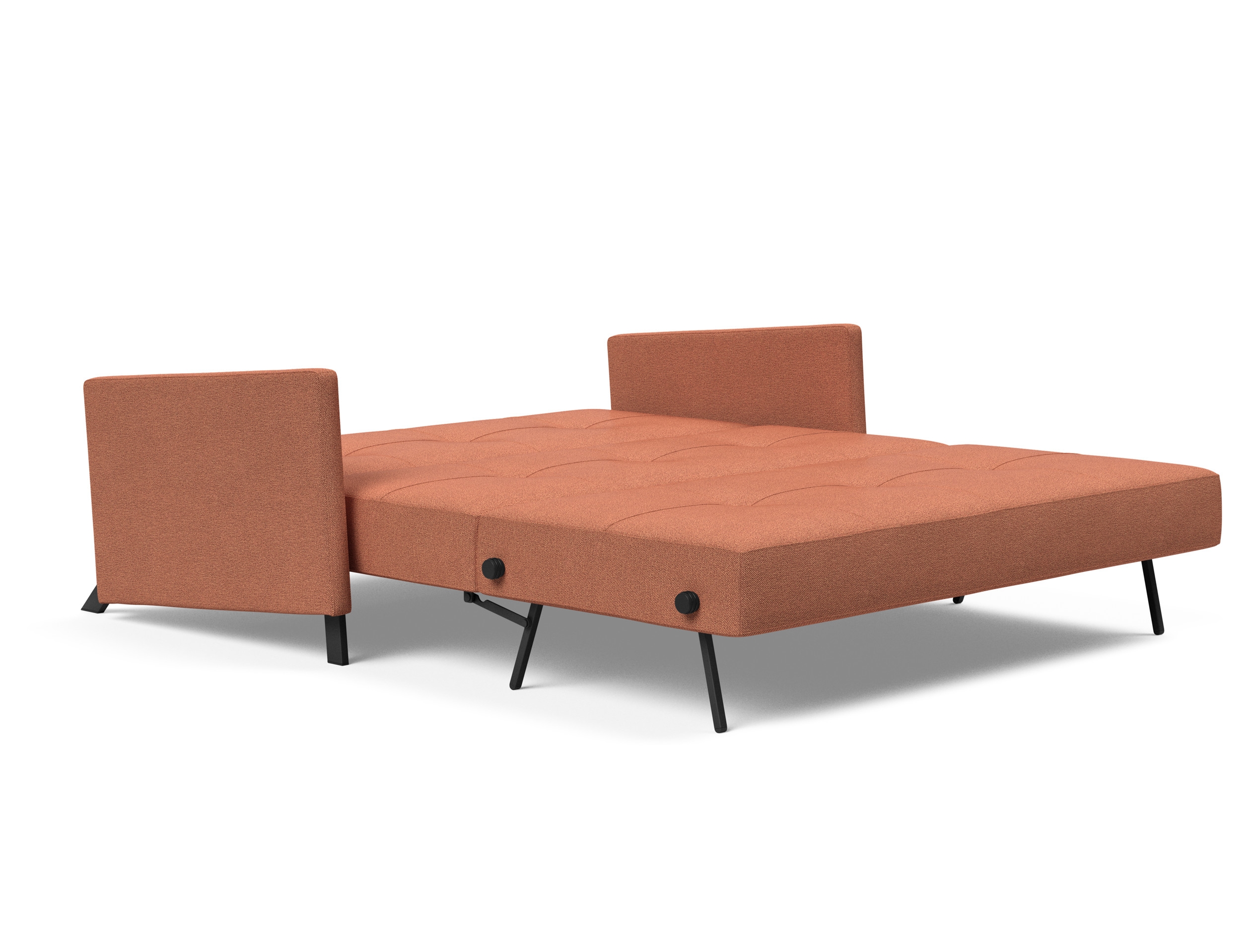 Cubed 02 Deluxe Fabric Sofa Bed w/Arms, Queen Size