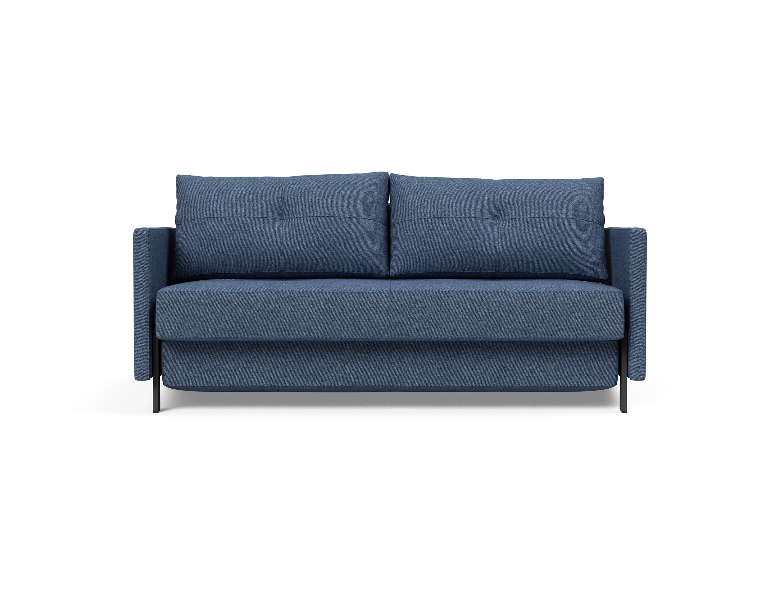Cubed 02 Deluxe Fabric Sofa Bed w/Arms, Queen Size