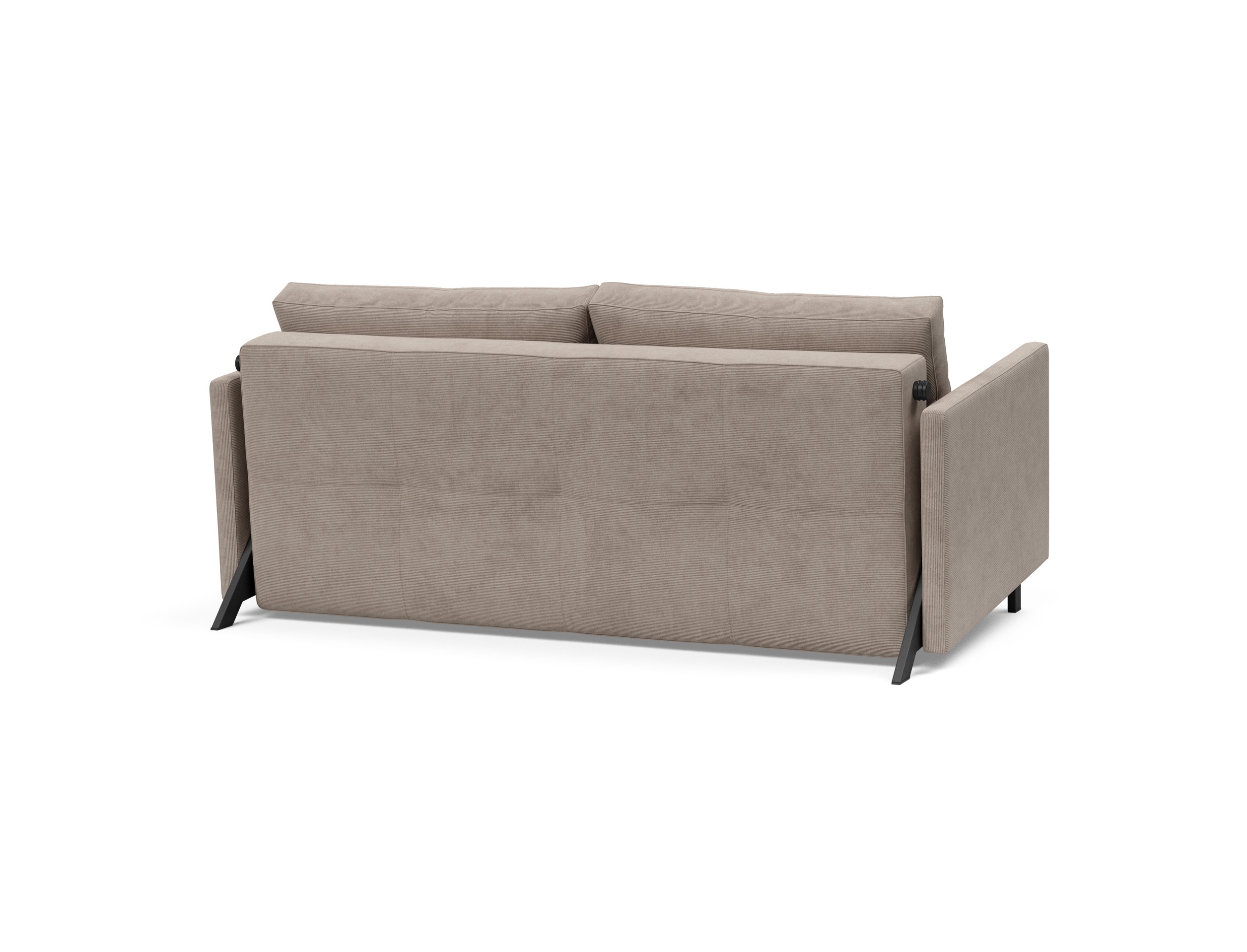 Cubed 02 Deluxe Fabric Sofa Bed w/Arms, Queen Size