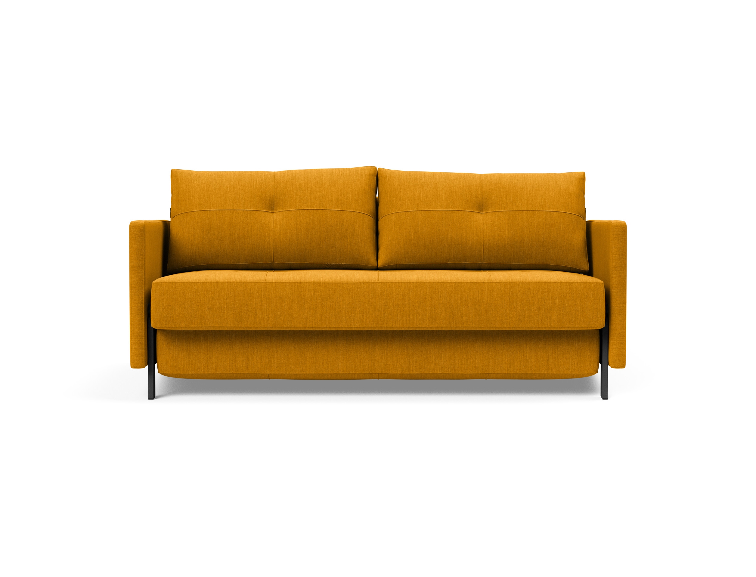 Cubed 02 Deluxe Fabric Sofa Bed w/Arms, Queen Size