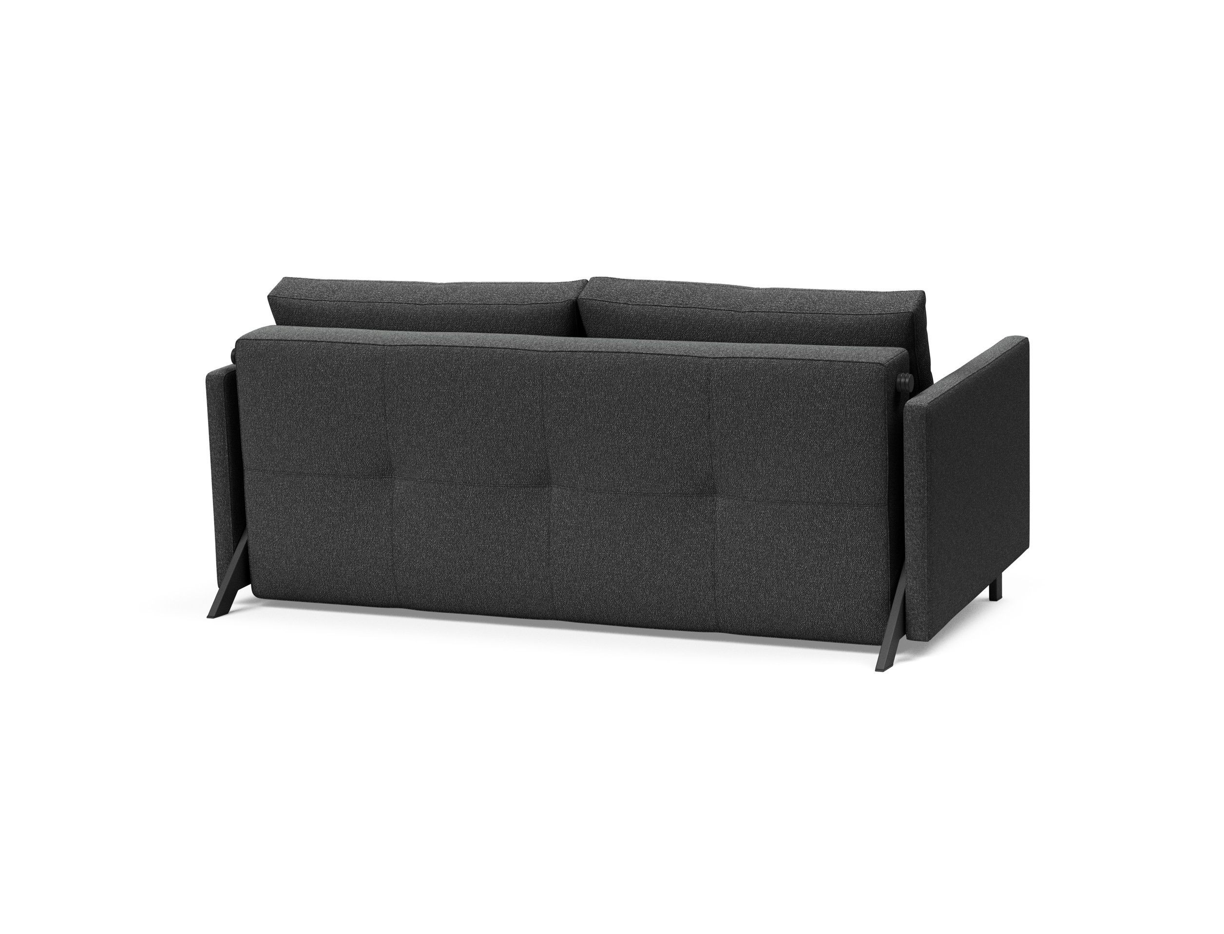 Cubed 02 Deluxe Fabric Sofa Bed w/Arms, Queen Size