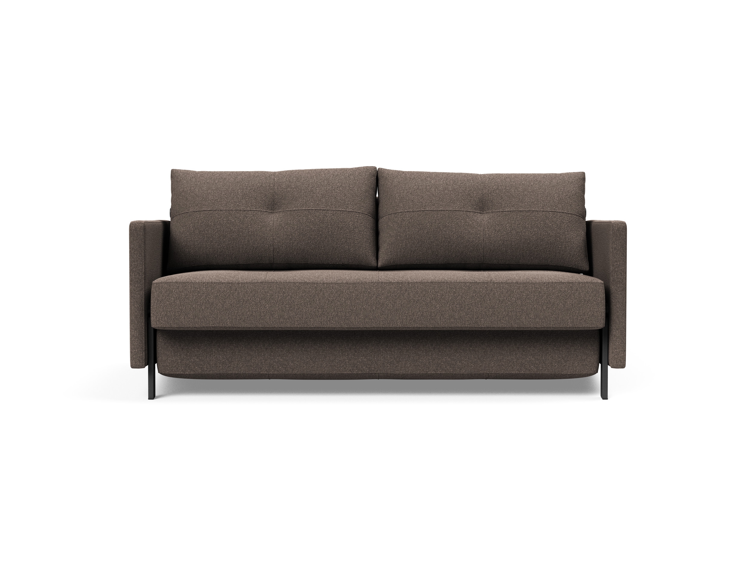 Cubed 02 Deluxe Fabric Sofa Bed w/Arms, Queen Size